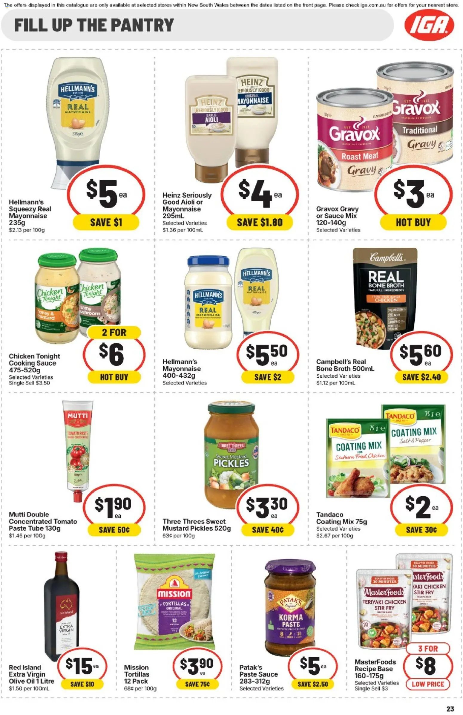 IGA catalogue from 22/07/2026 IGA catalogue
