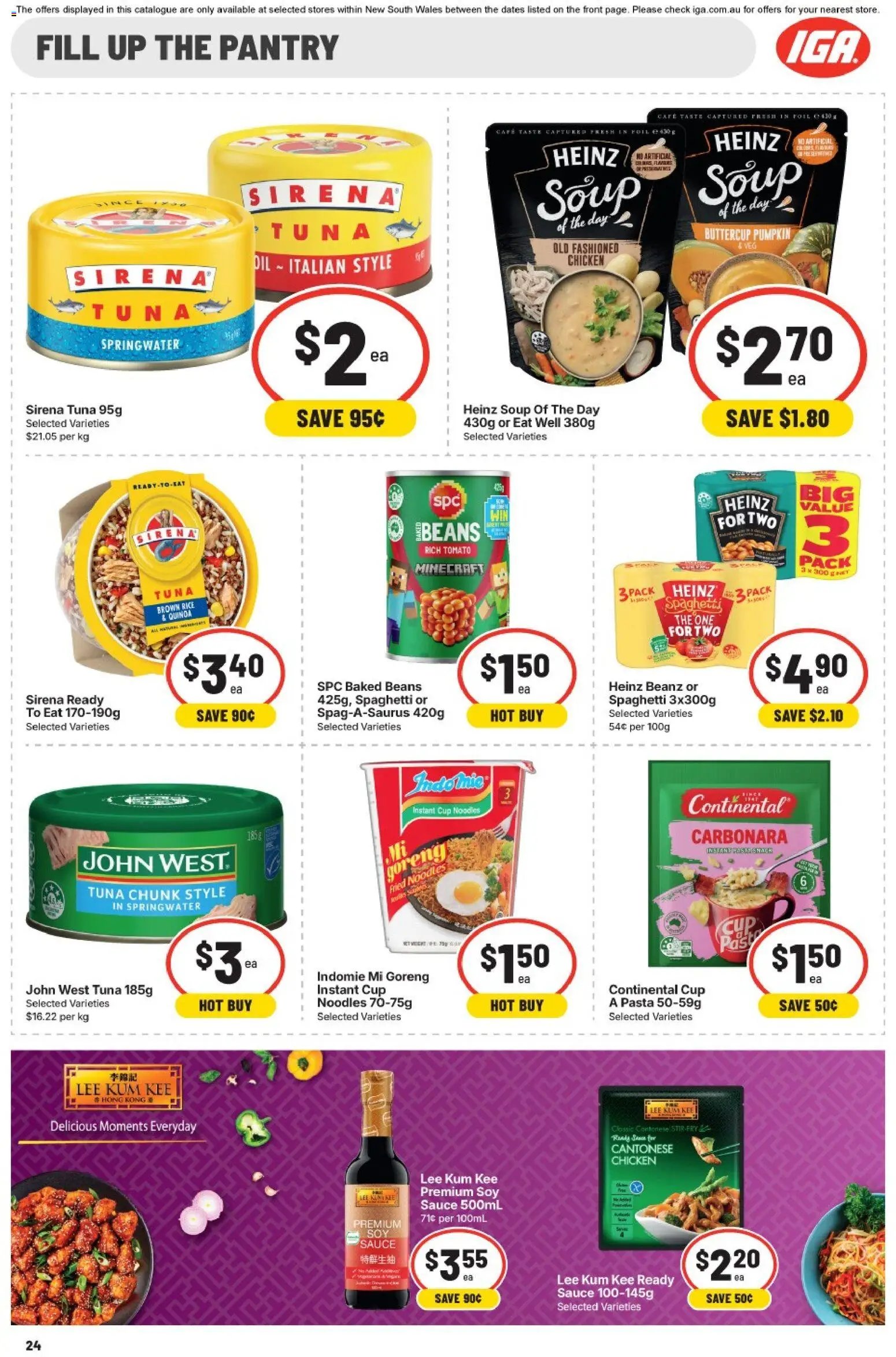 IGA catalogue from 22/07/2026 IGA catalogue