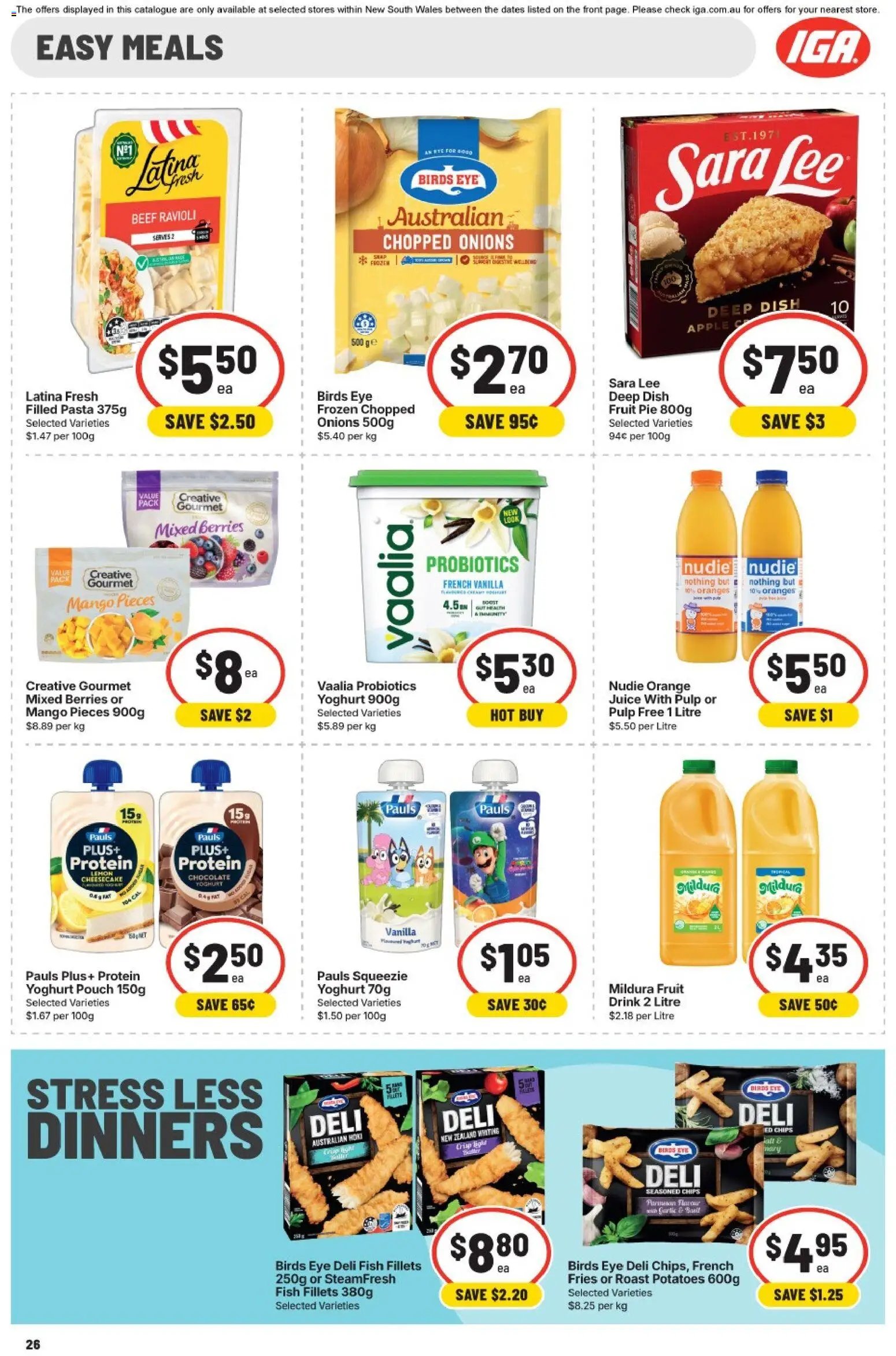 IGA catalogue from 22/07/2026 IGA catalogue