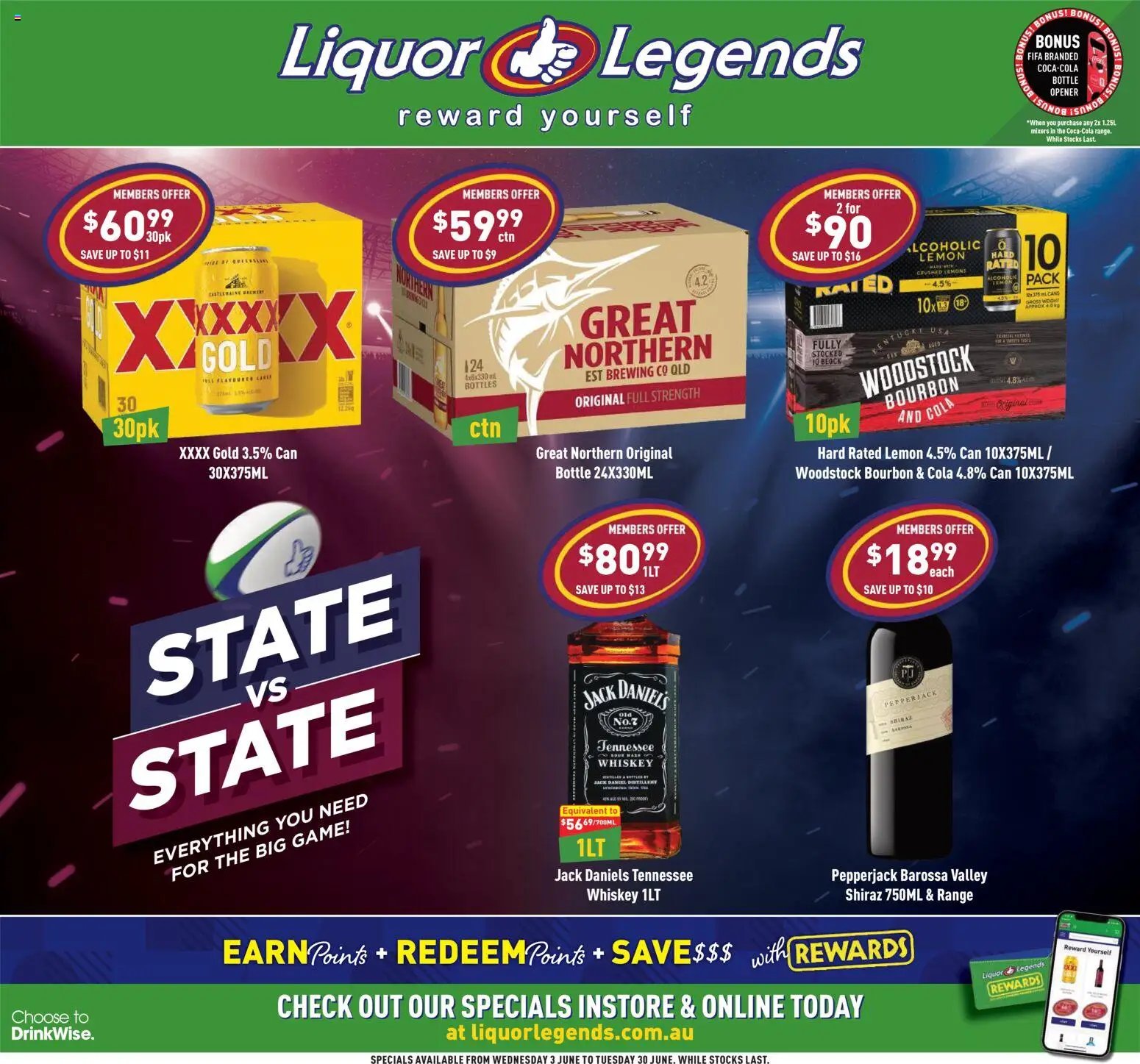 Liquor Legends catalogue from 03/06/2026 Liquor Legends catalogue Greenslopes