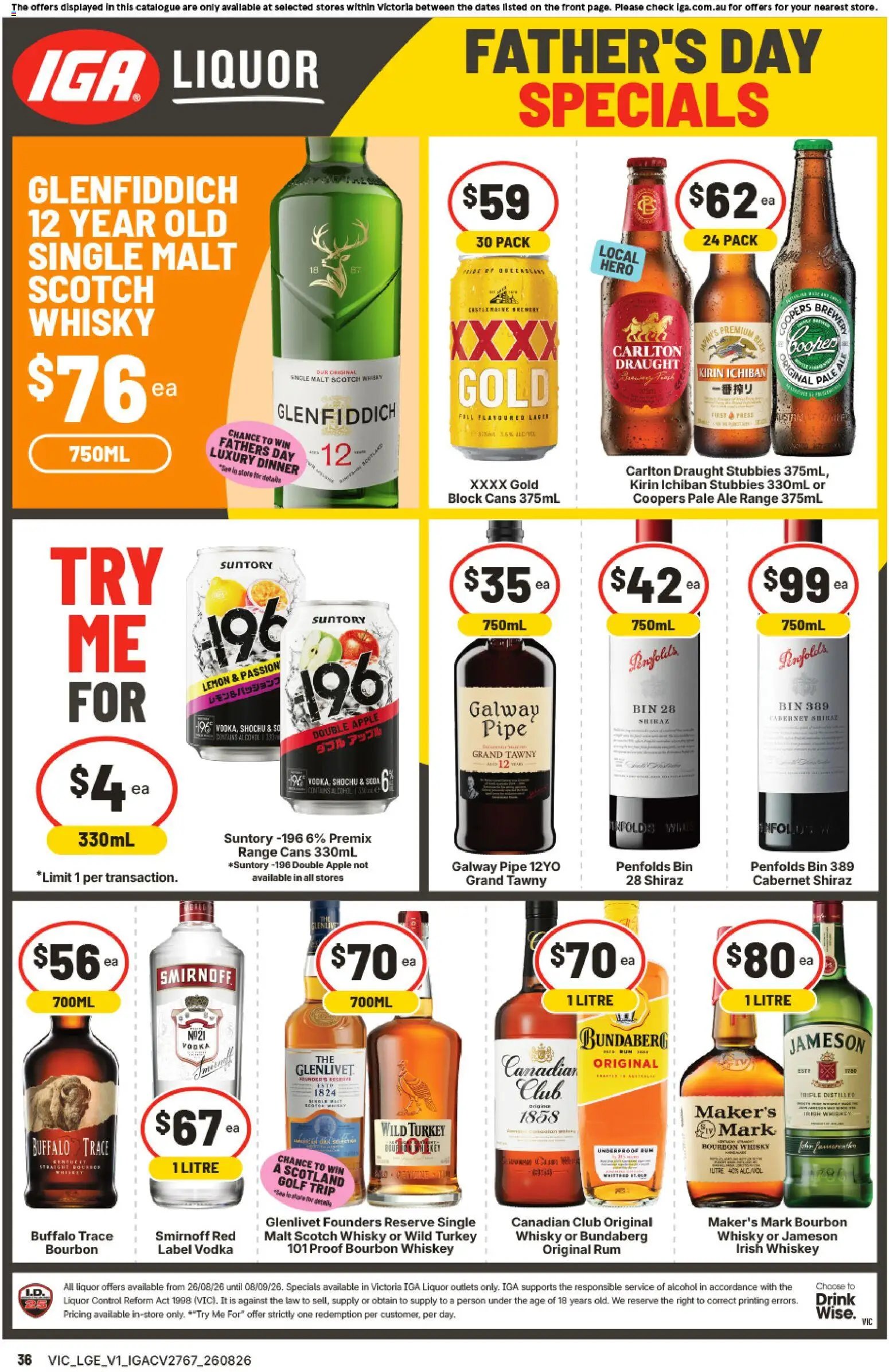 IGA catalogue from 26/08/2026 IGA catalogue