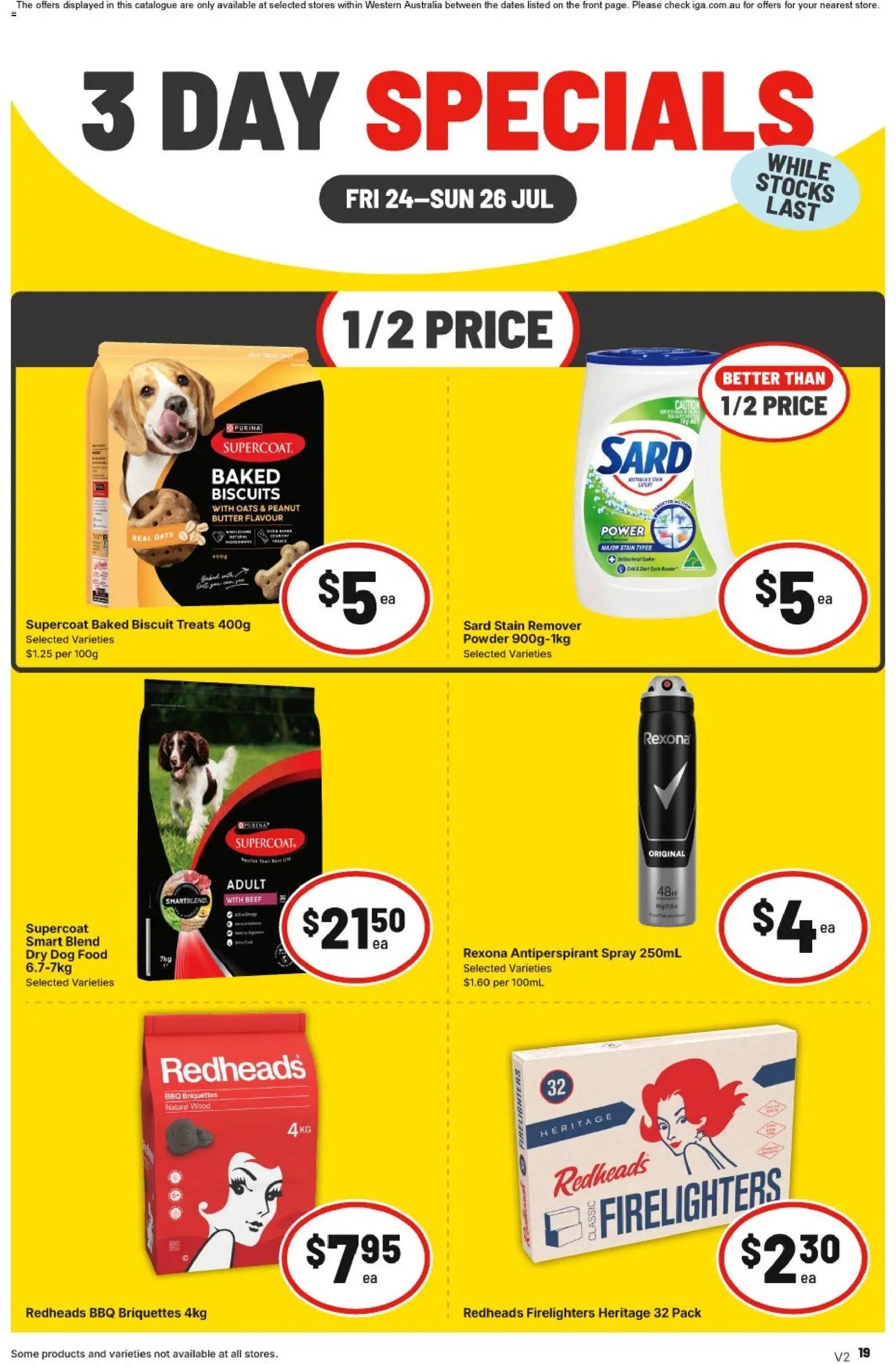 IGA catalogue from 24/07/2026 IGA 3 Day Specials NT/WA