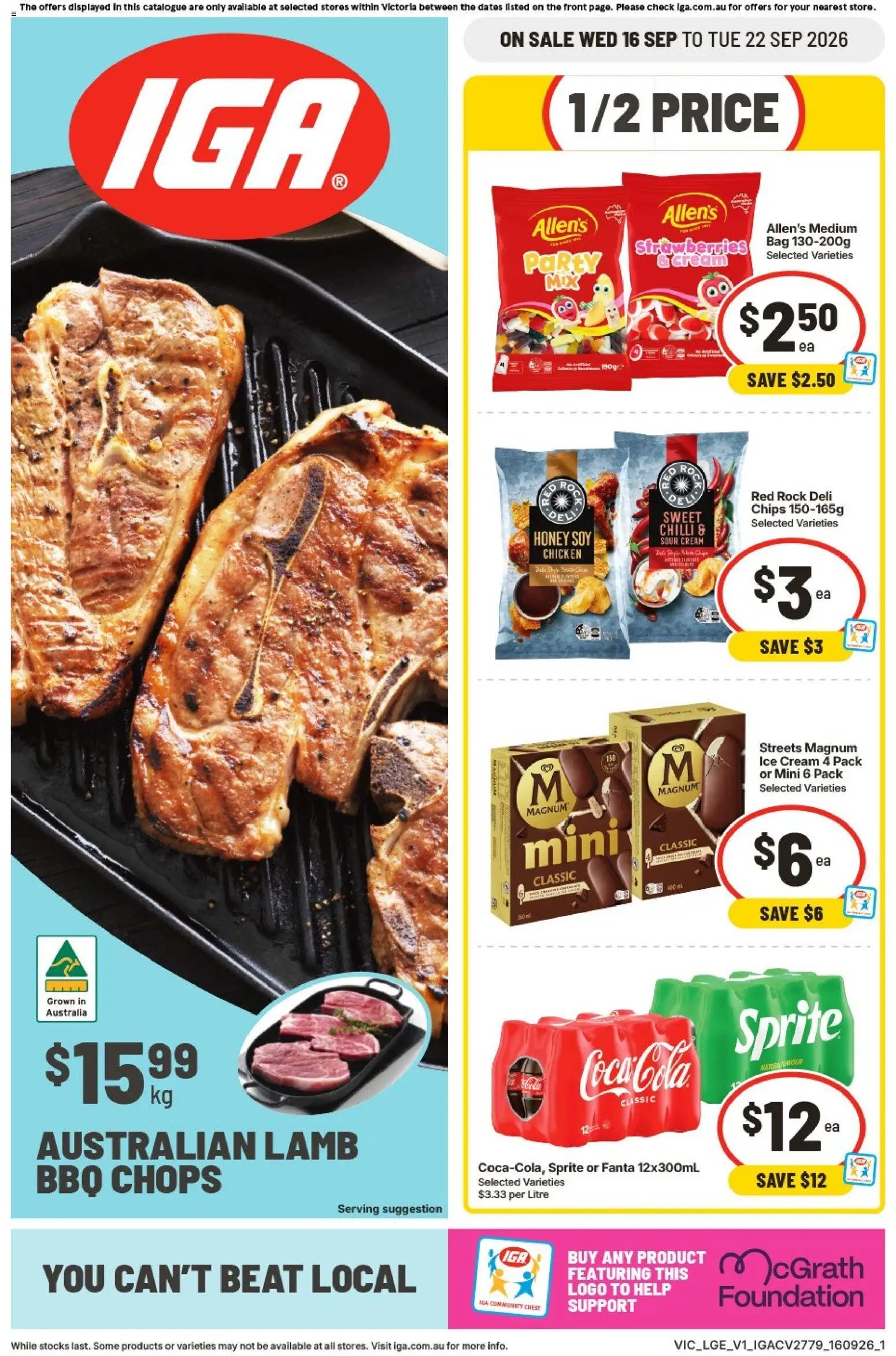 IGA catalogue from 16/09/2026 IGA catalogue Brunswick