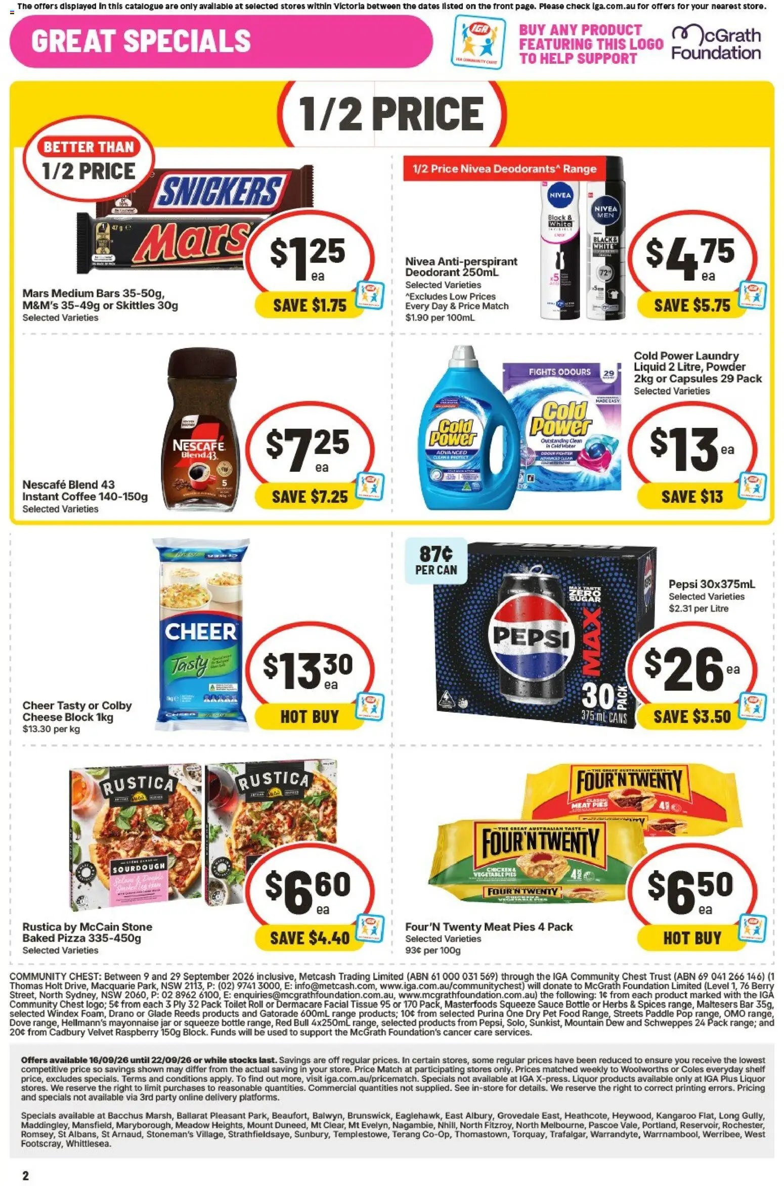 IGA catalogue from 16/09/2026 IGA catalogue Brunswick