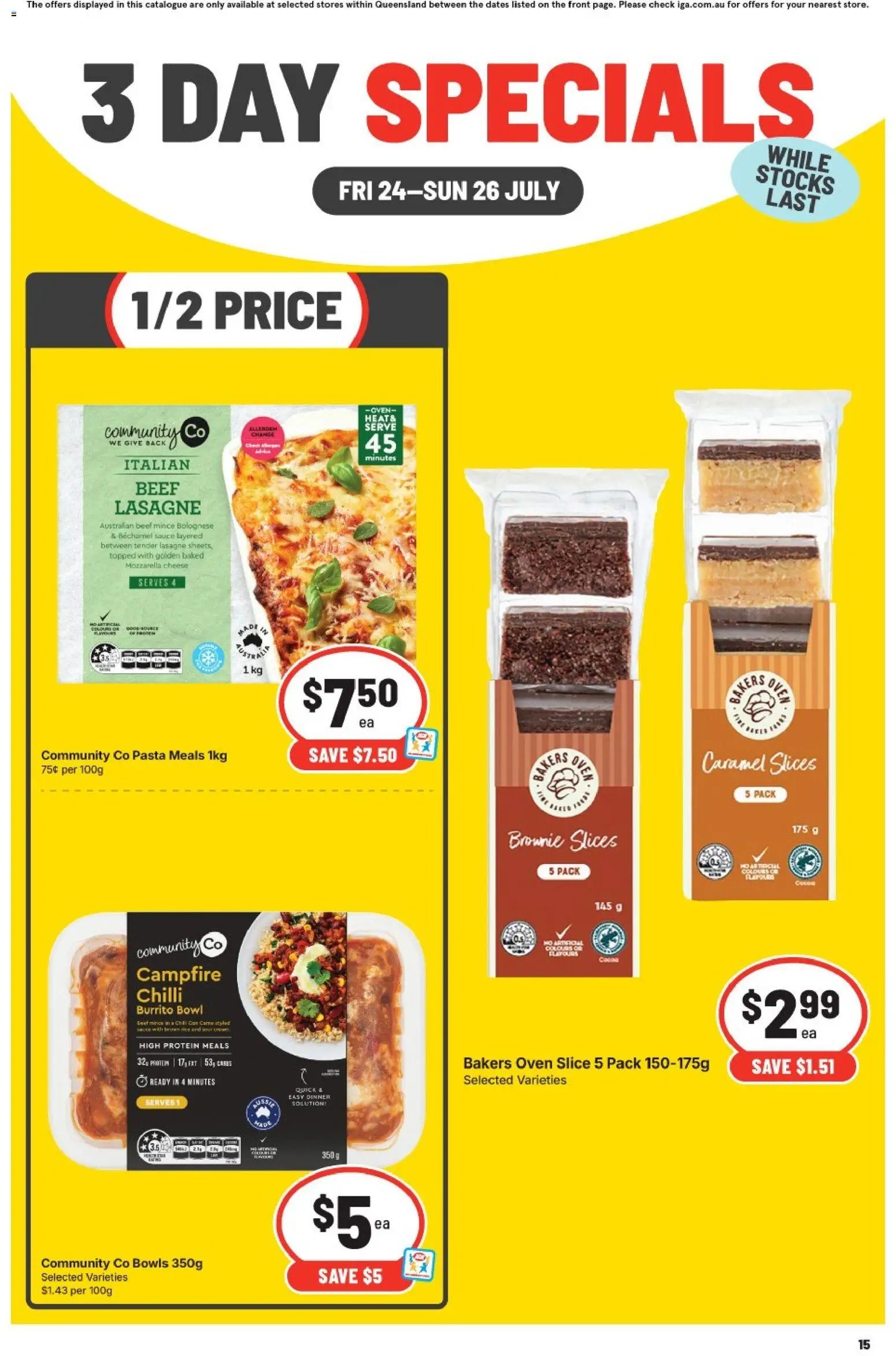 IGA catalogue from 24/07/2026 IGA 3 Day Specials NSW