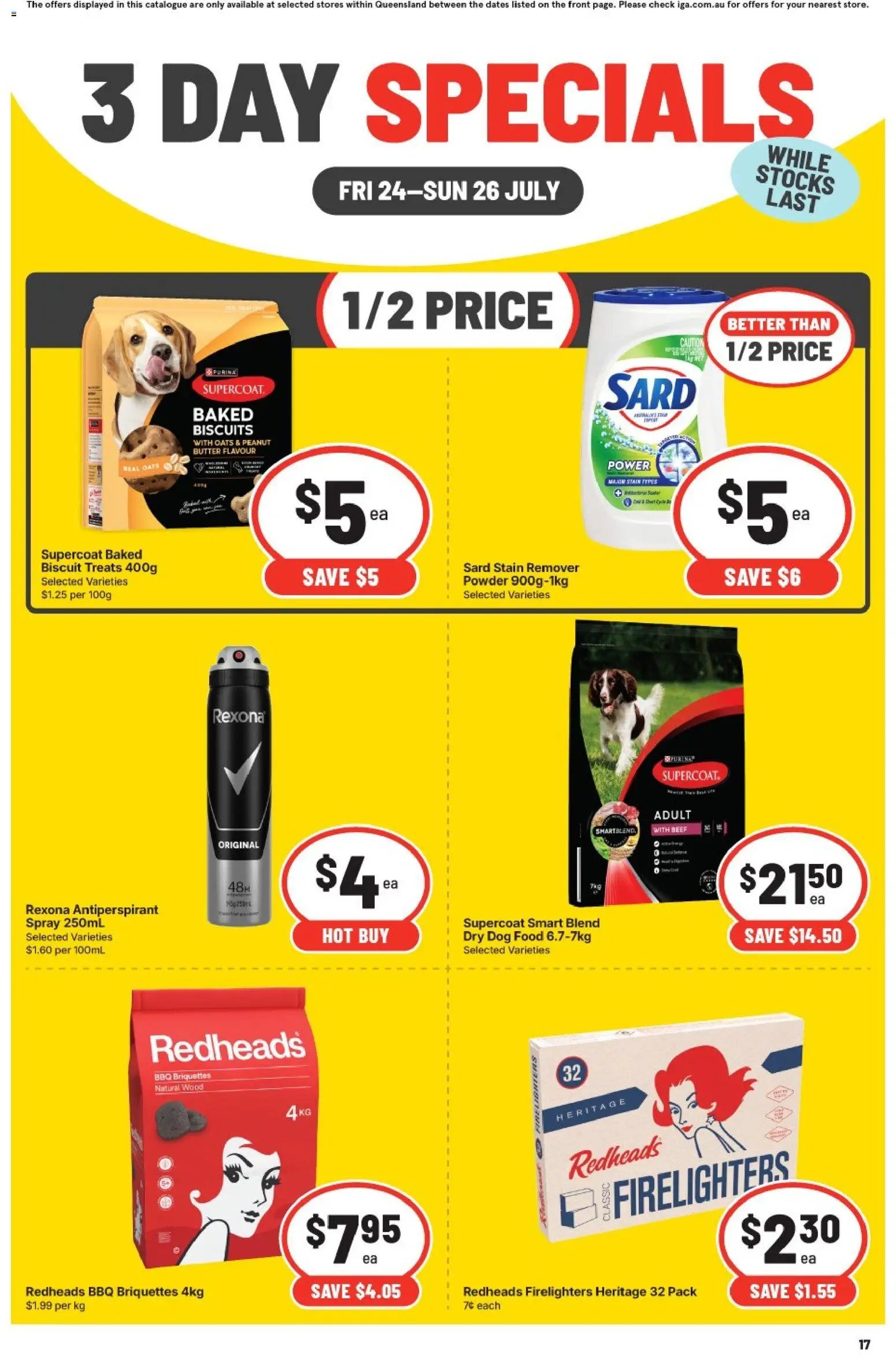 IGA catalogue from 24/07/2026 IGA 3 Day Specials NSW