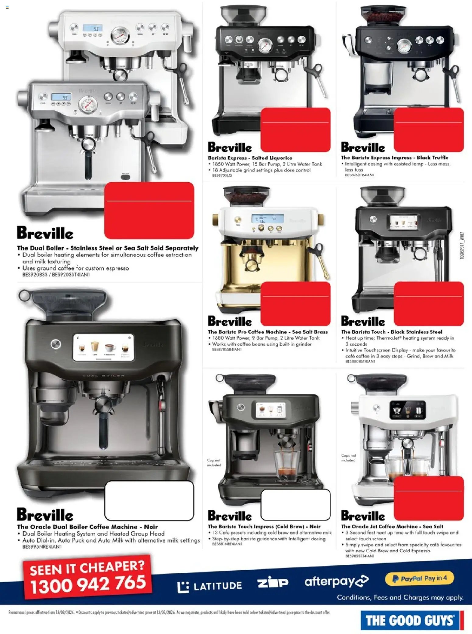 The Good Guys catalogue from 13/08/2026 The Good Guys catalogue Breville