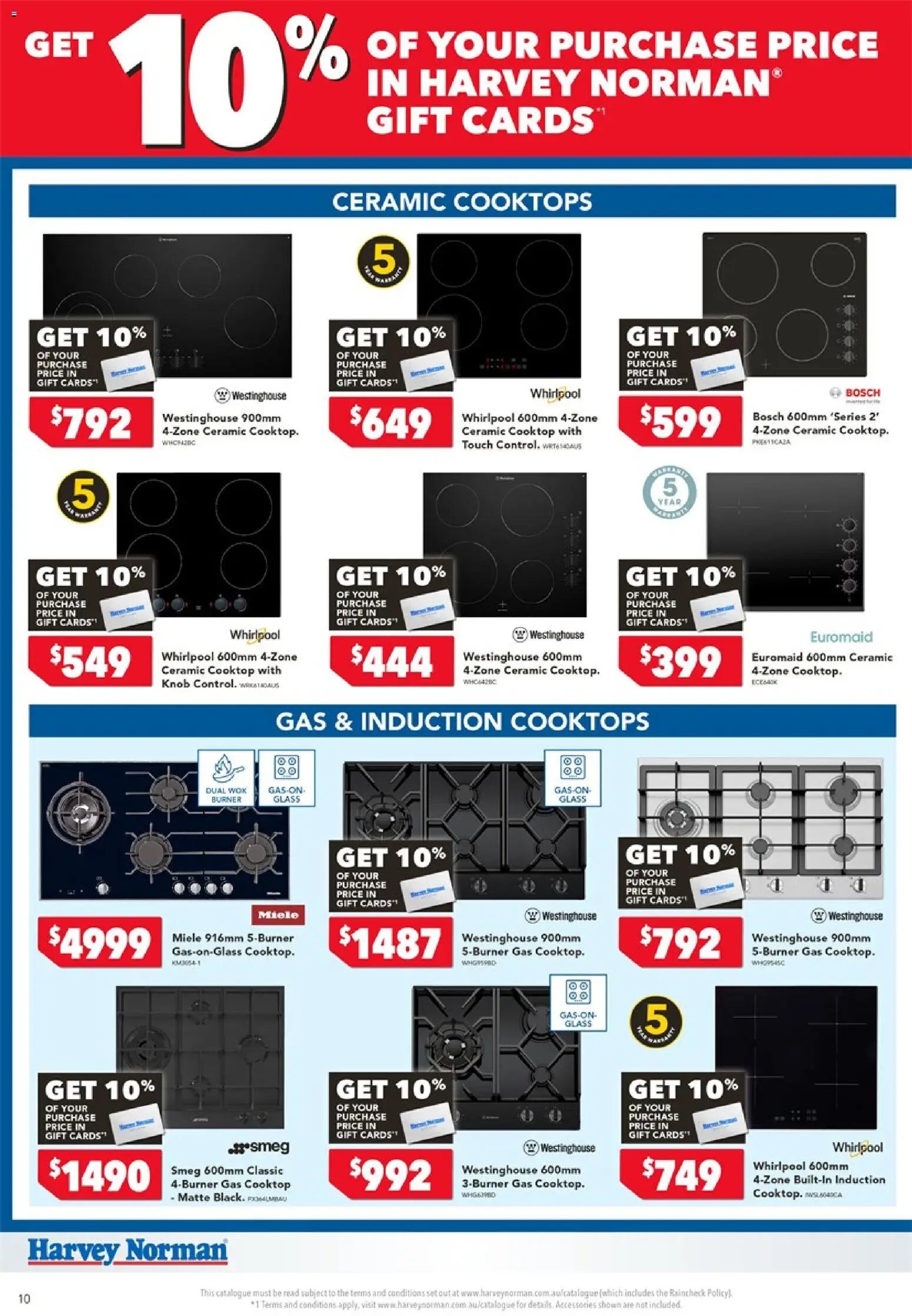 Harvey Norman catalogue from 17/08/2026 Harvey Norman Cooking Gift Card