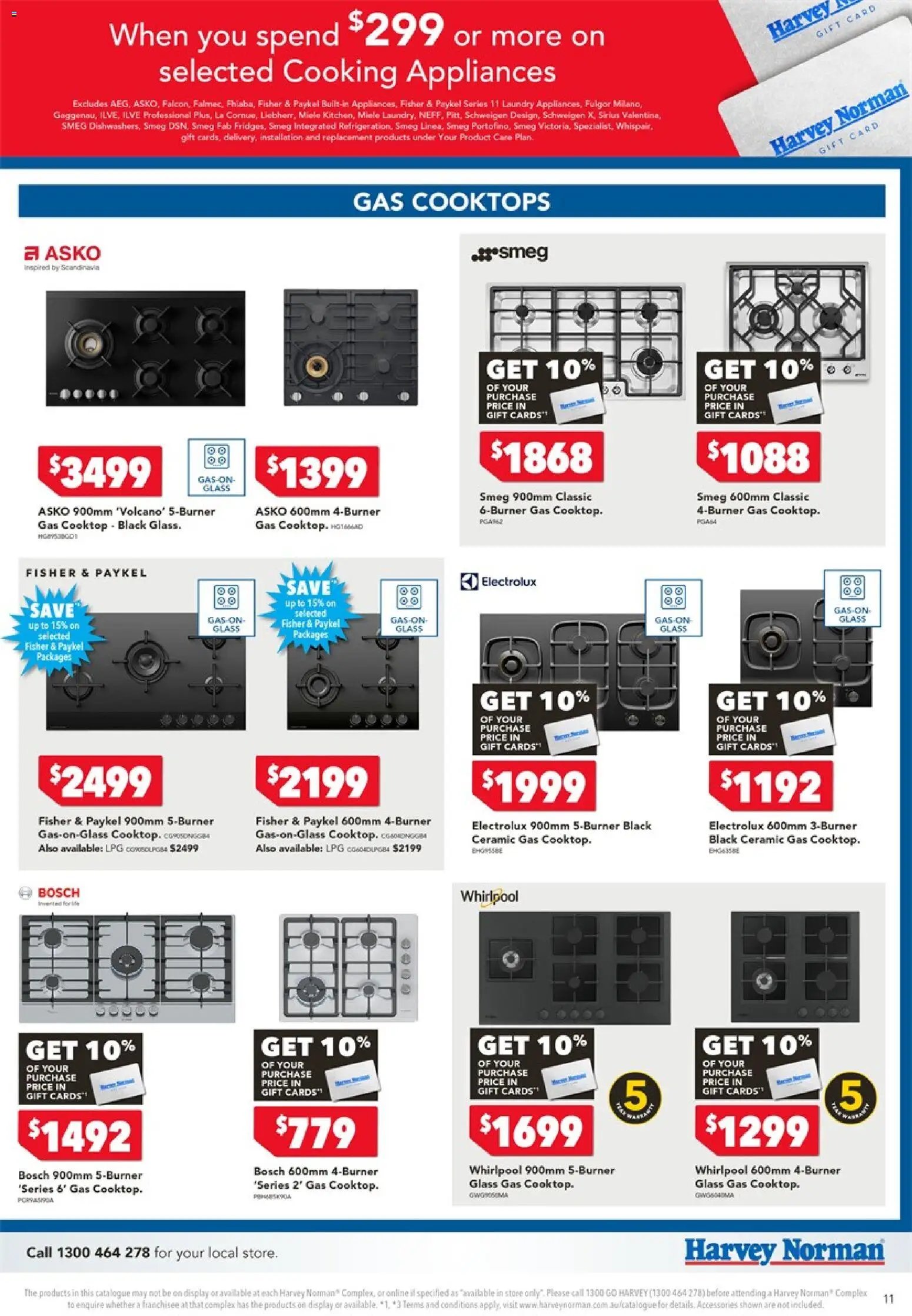 Harvey Norman catalogue from 17/08/2026 Harvey Norman Cooking Gift Card