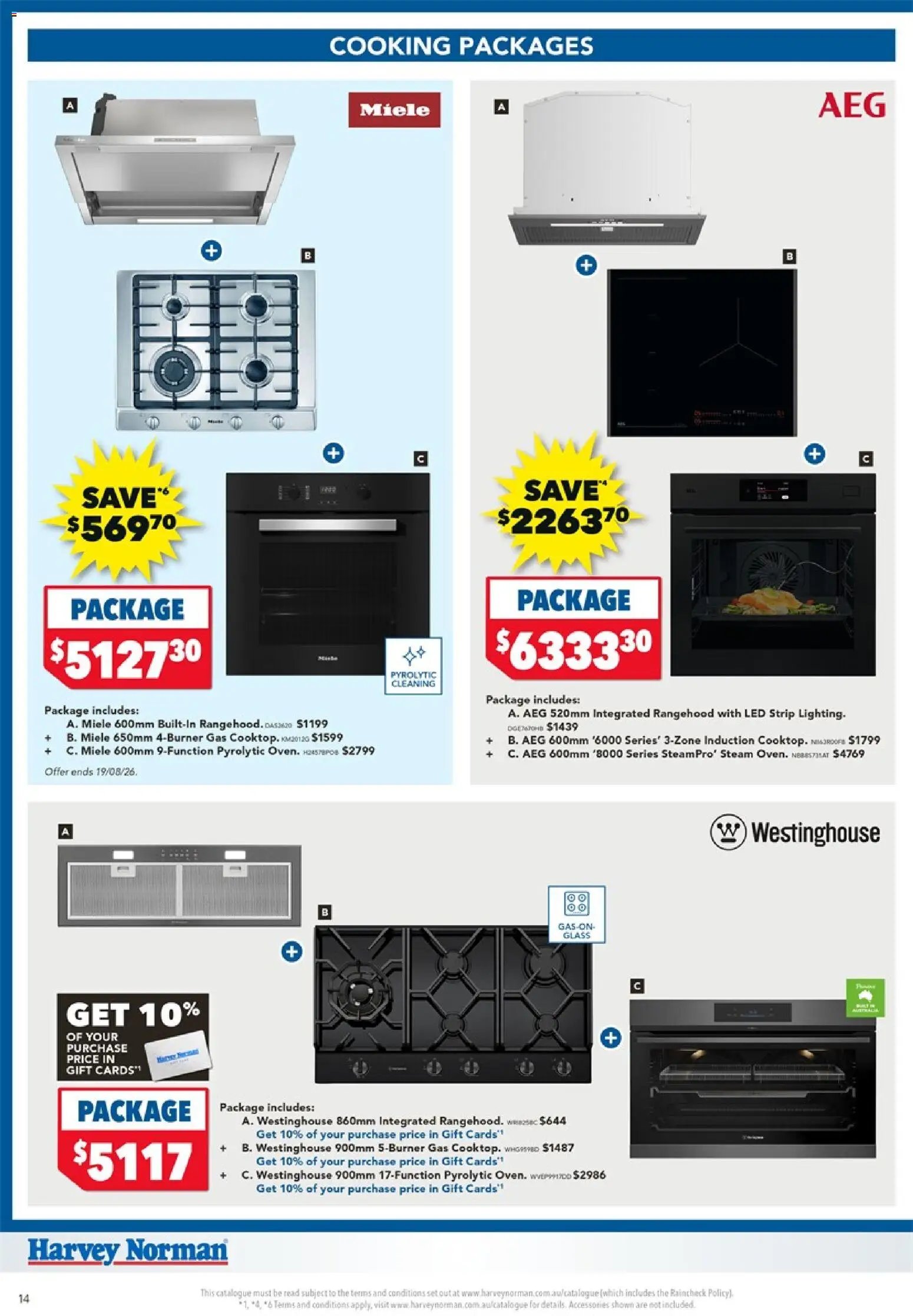 Harvey Norman catalogue from 17/08/2026 Harvey Norman Cooking Gift Card