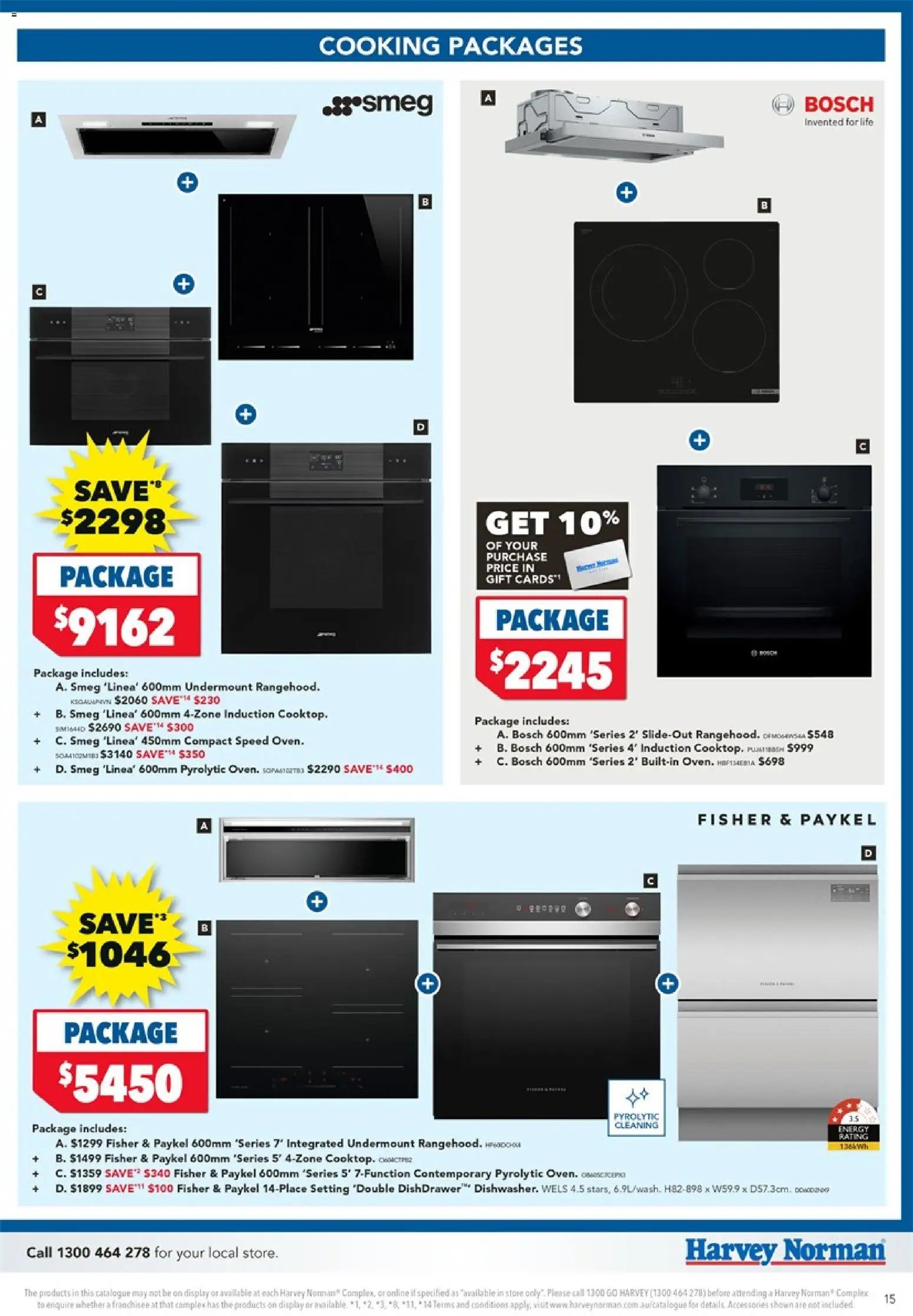 Harvey Norman catalogue from 17/08/2026 Harvey Norman Cooking Gift Card