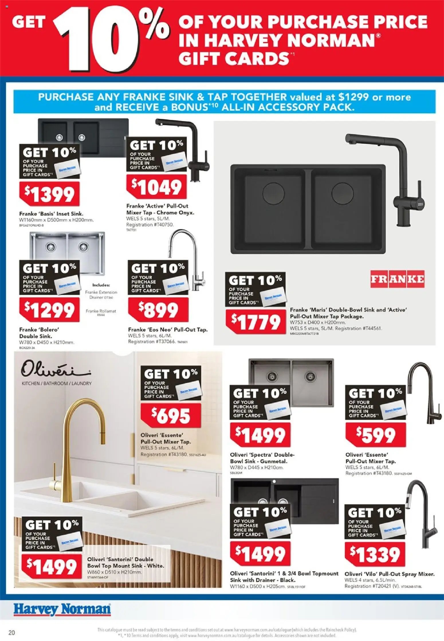 Harvey Norman catalogue from 17/08/2026 Harvey Norman Cooking Gift Card