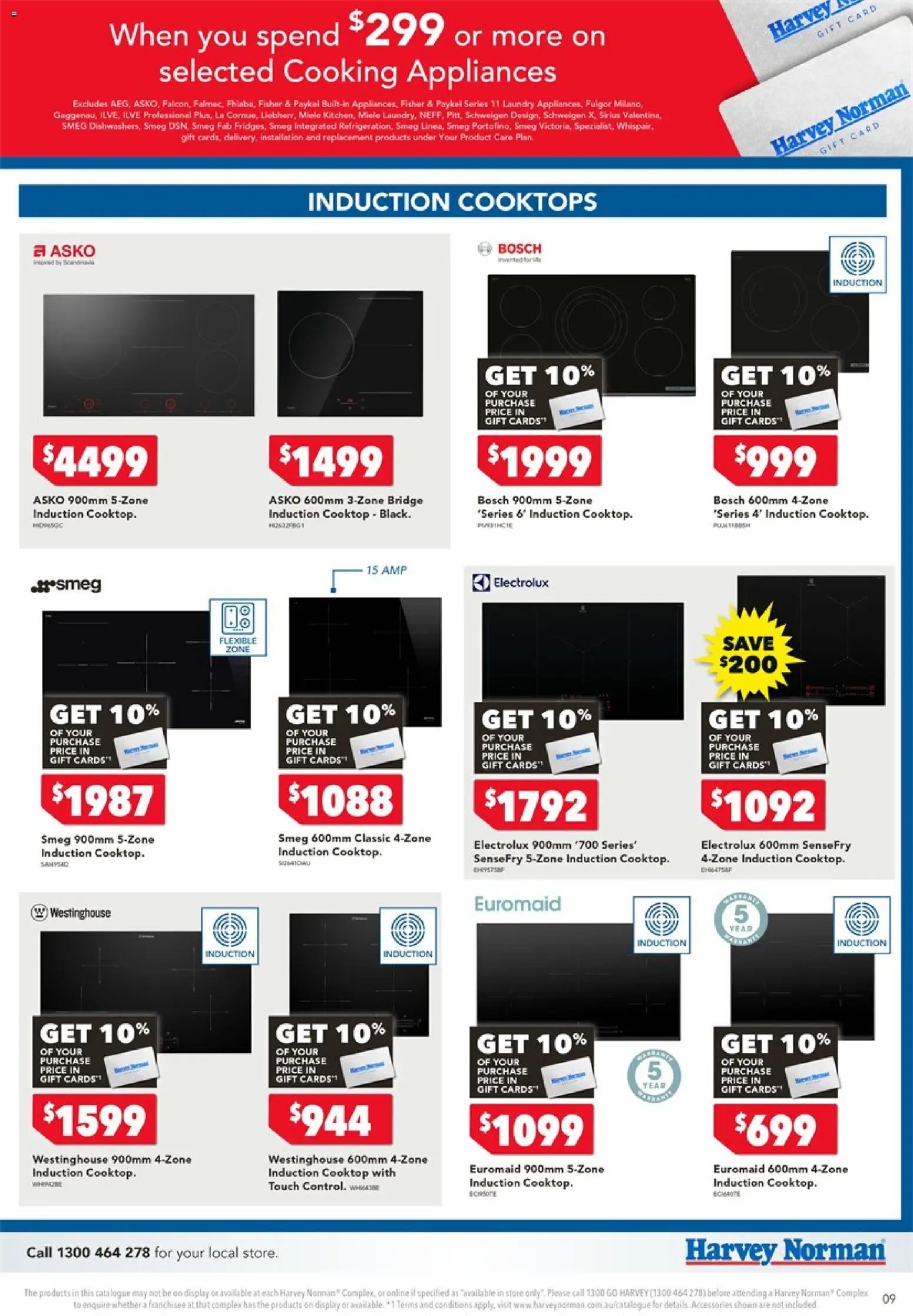 Harvey Norman catalogue from 17/08/2026 Harvey Norman Cooking Gift Card