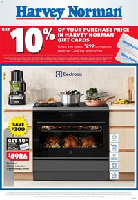 Harvey Norman catalogue from 17/08/2026 Harvey Norman Cooking Gift Card