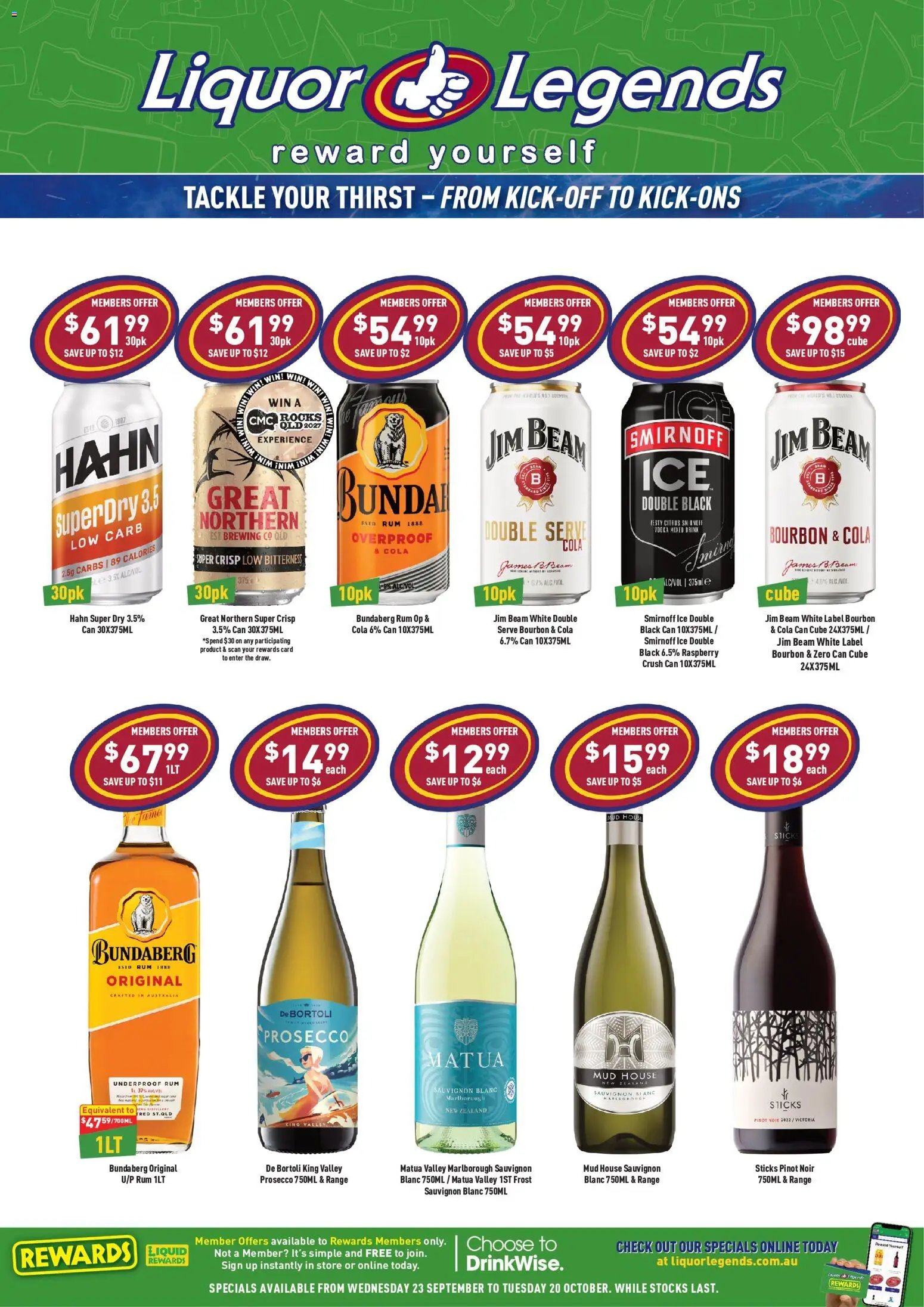 Liquor Legends catalogue from 23/09/2026 Liquor Legends catalogue Redbank