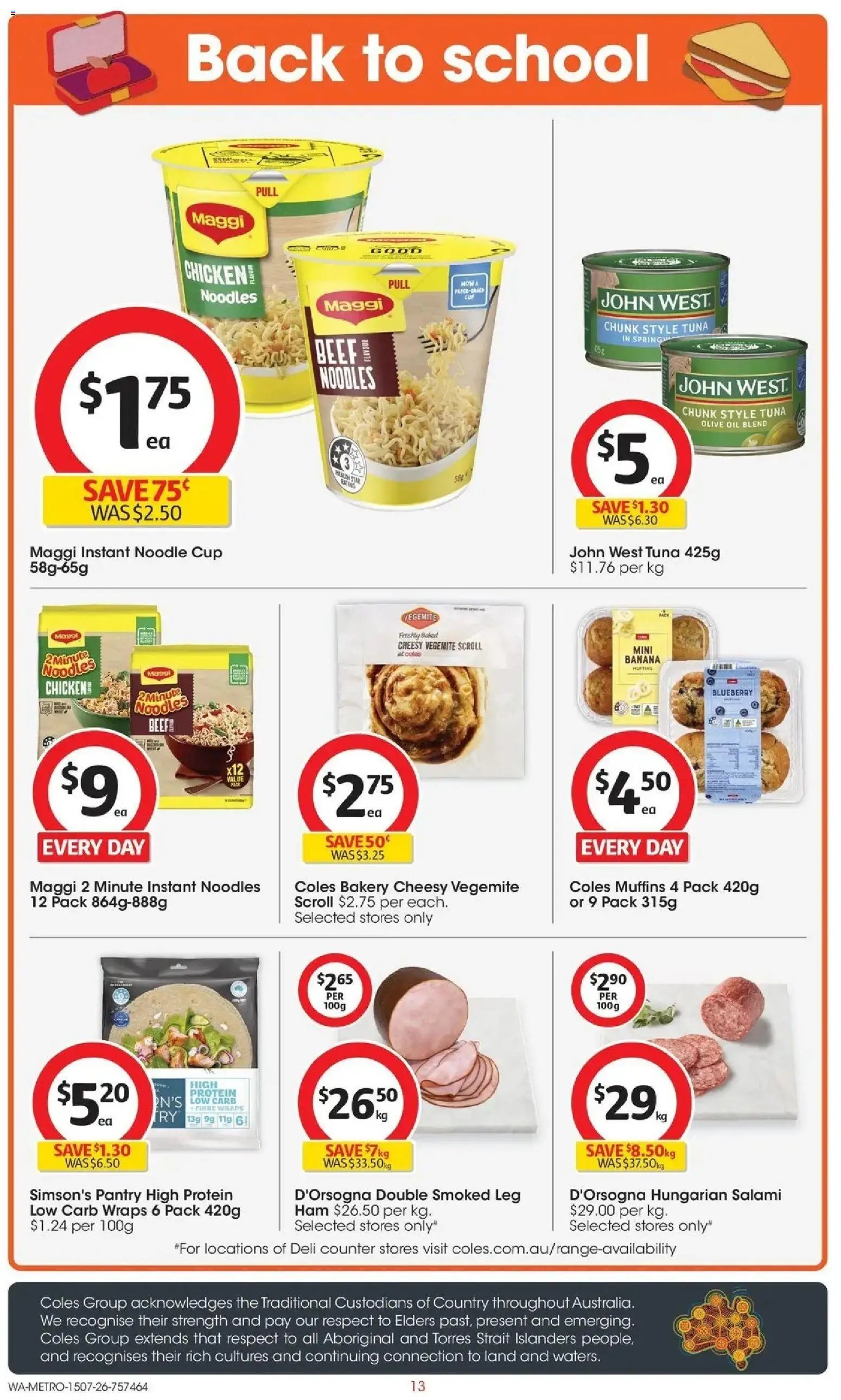 Coles catalogue from 15/07/2026 Coles catalogue WA