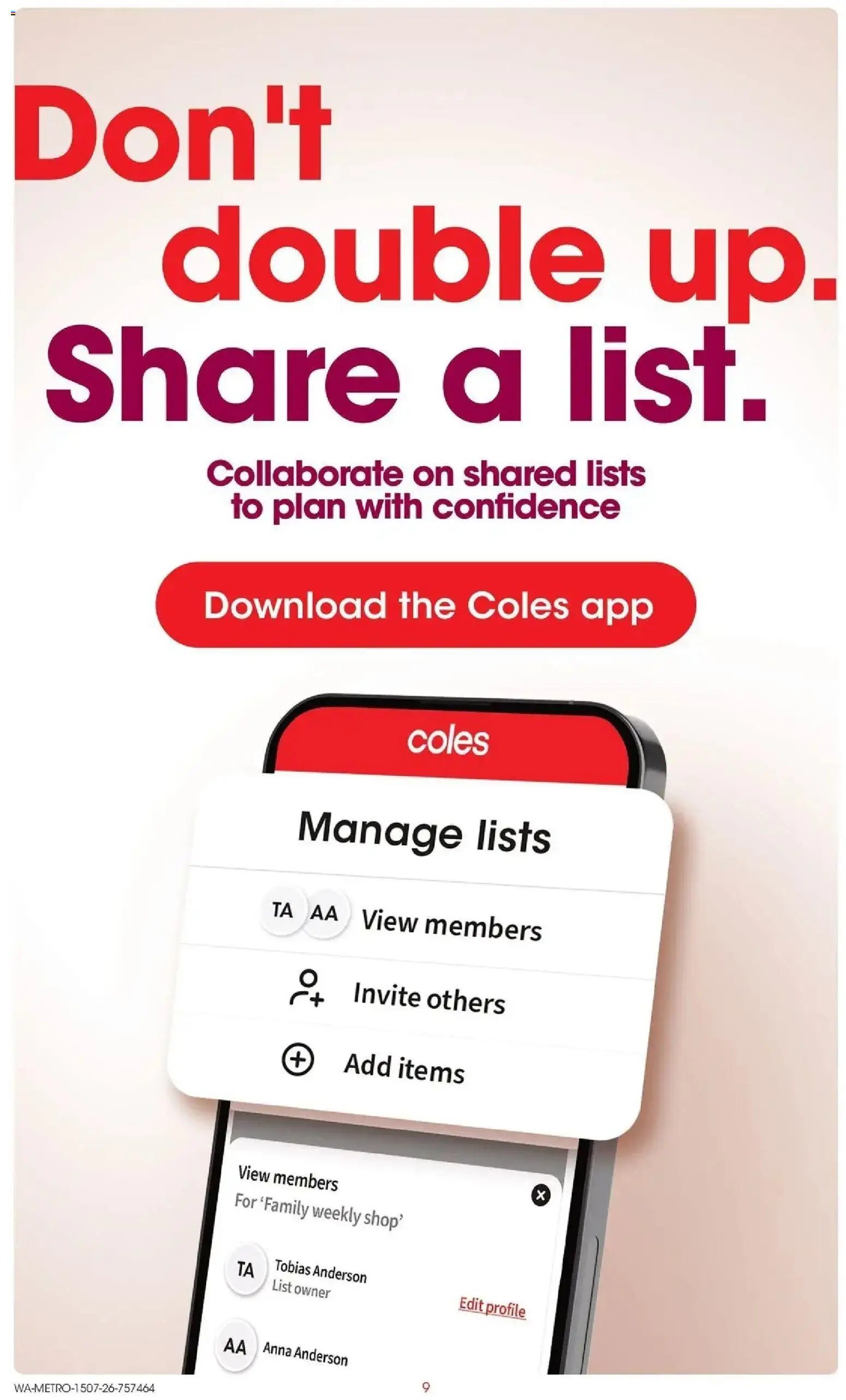 Coles catalogue from 15/07/2026 Coles catalogue WA