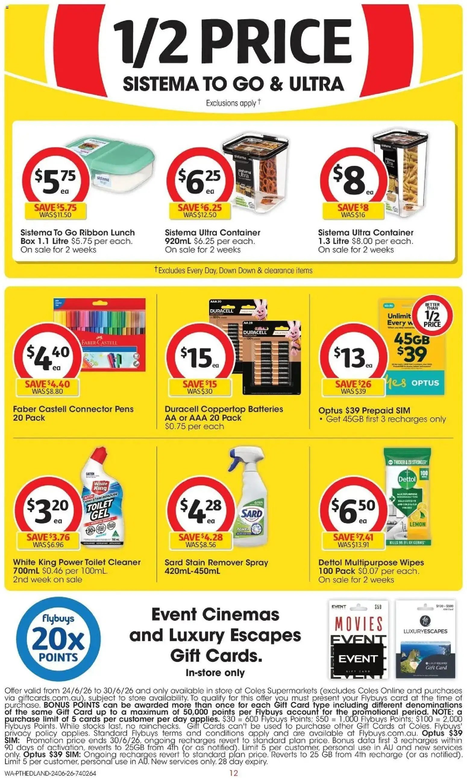 Coles catalogue from 24/06/2026 Coles Catalogue - 24th June PT HEDLAND