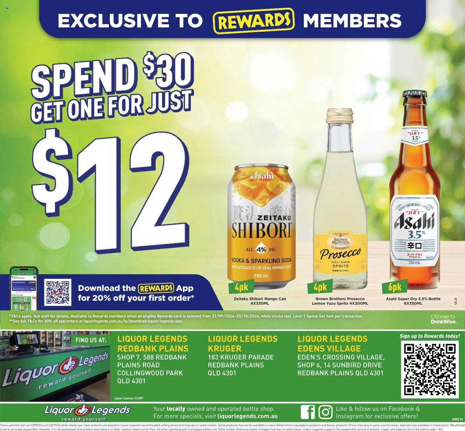 Liquor Legends catalogue from 23/09/2026 Liquor Legends catalogue Redbank Plains