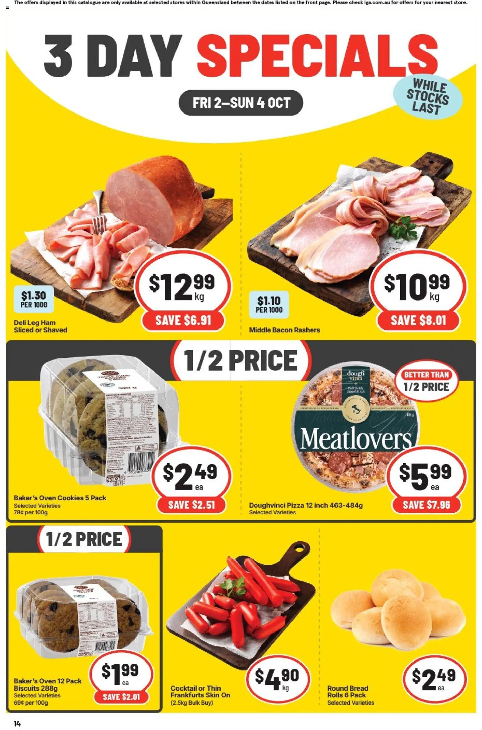 IGA catalogue from 02/10/2026 IGA catalogue 3 Day Specials East Brisbane