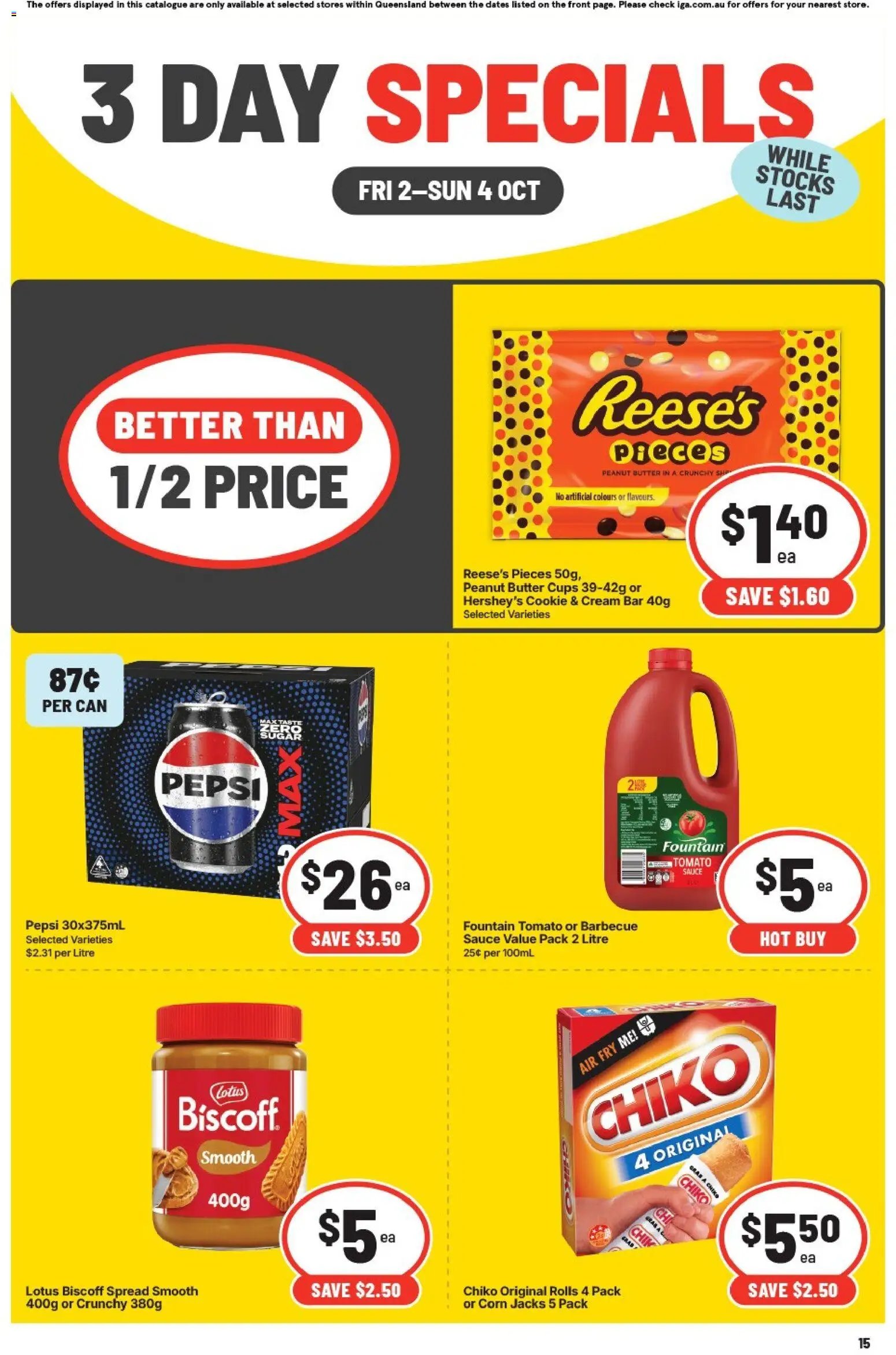 IGA catalogue from 02/10/2026 IGA catalogue 3 Day Specials East Brisbane