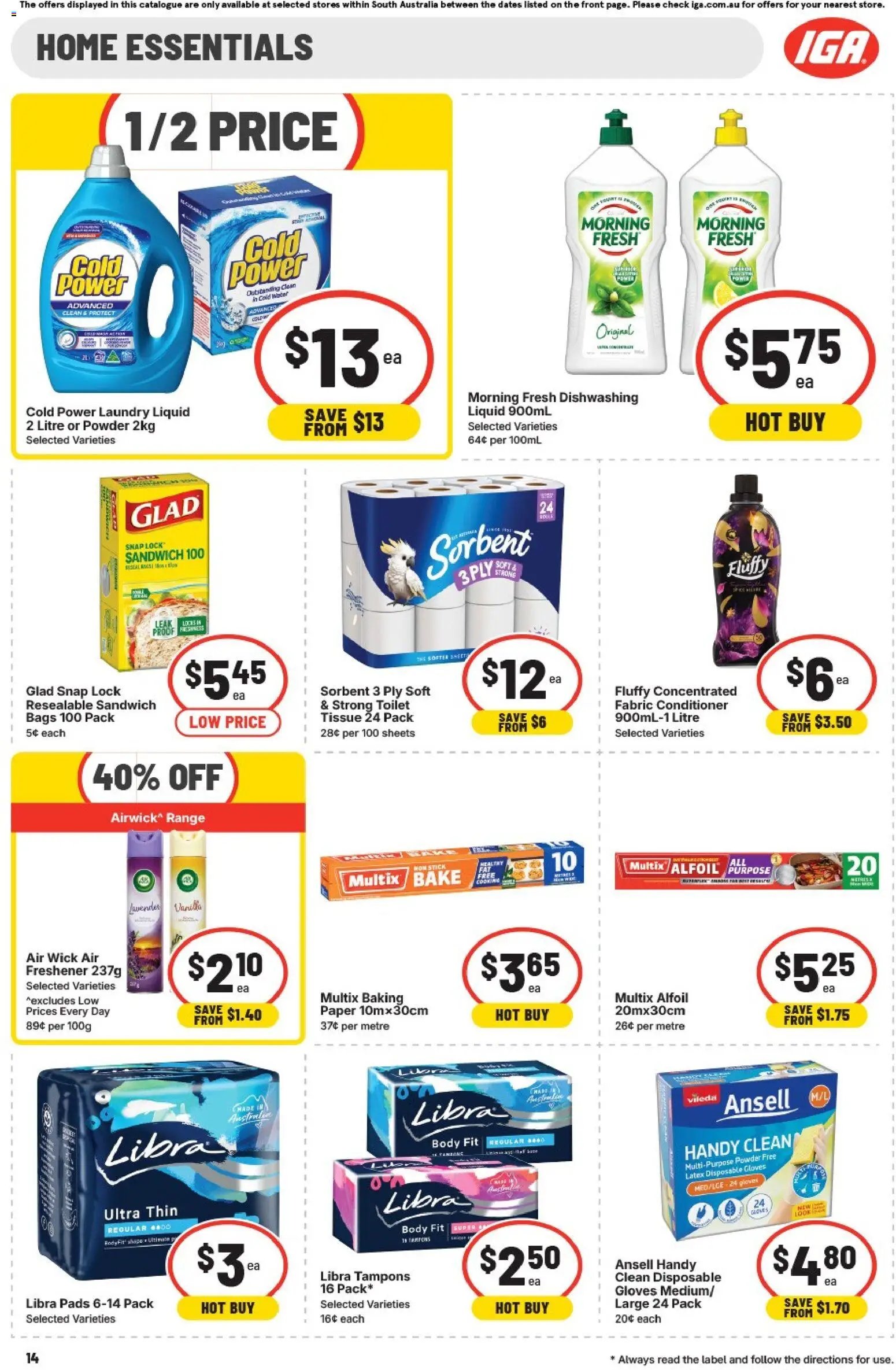 IGA catalogue from 01/07/2026 IGA catalogue SA
