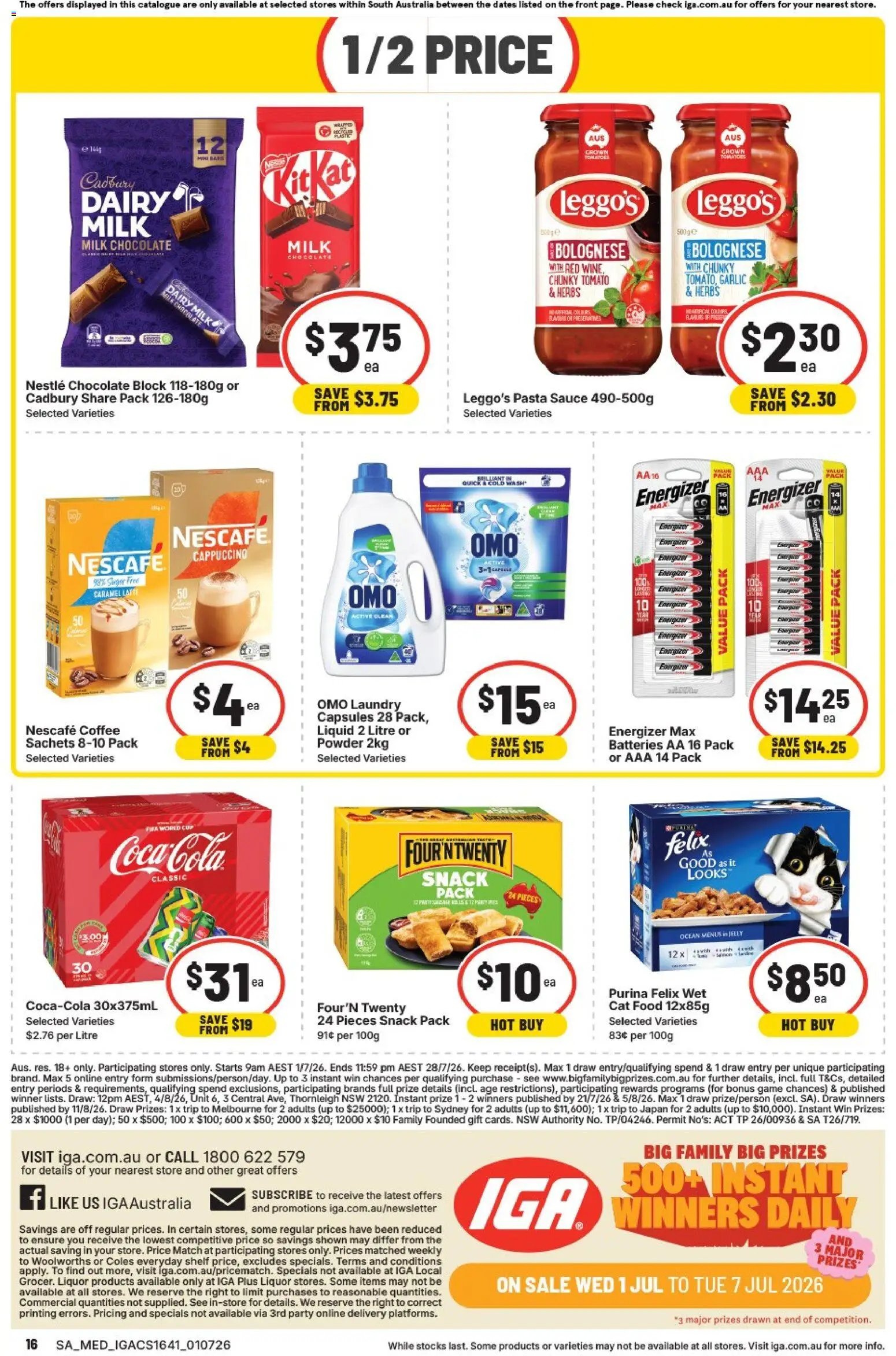 IGA catalogue from 01/07/2026 IGA catalogue SA
