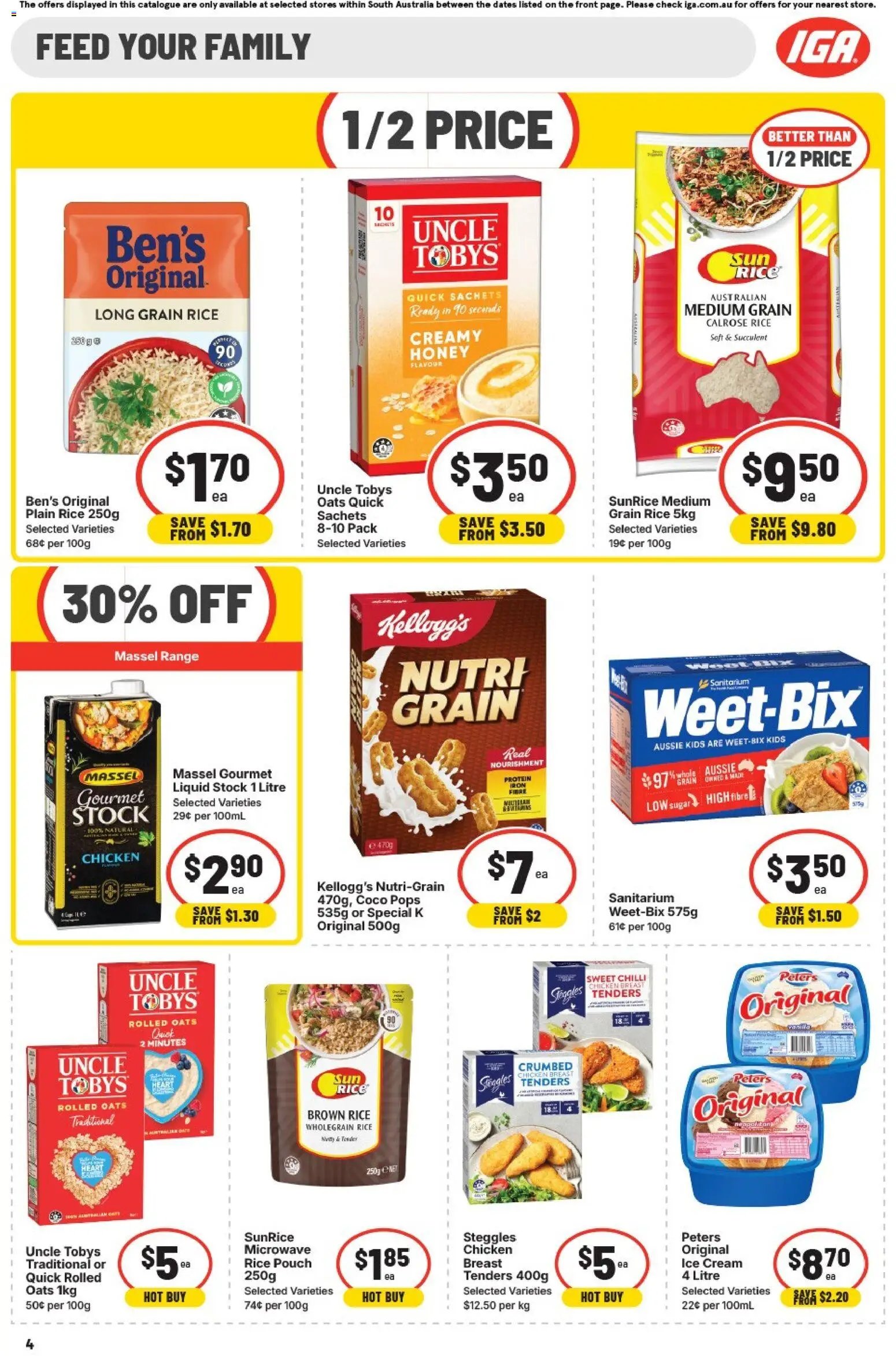 IGA catalogue from 01/07/2026 IGA catalogue SA