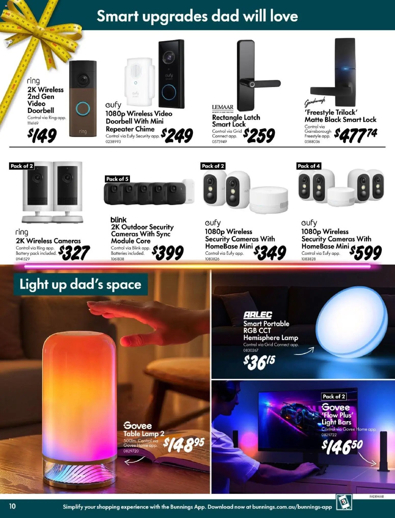 Bunnings Warehouse catalogue from 12/08/2026 Bunnings Gifts Built for Dad