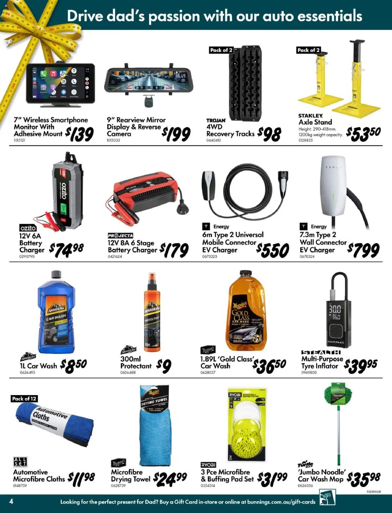 Bunnings Warehouse catalogue from 12/08/2026 Bunnings Gifts Built for Dad