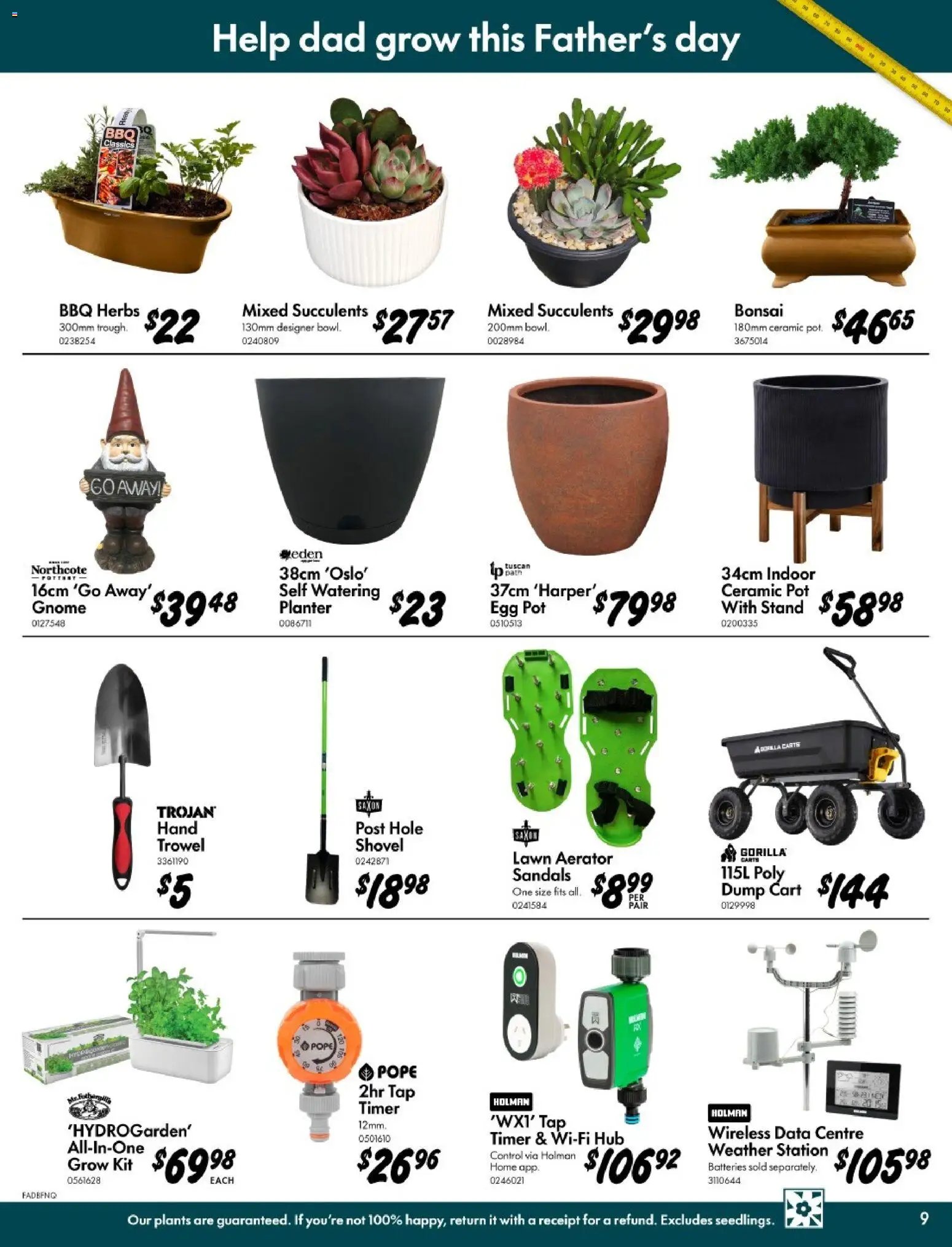 Bunnings Warehouse catalogue from 12/08/2026 Bunnings Gifts Built for Dad