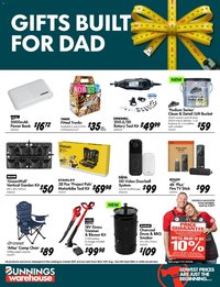 Bunnings Warehouse catalogue from 12/08/2026 Bunnings Gifts Built for Dad