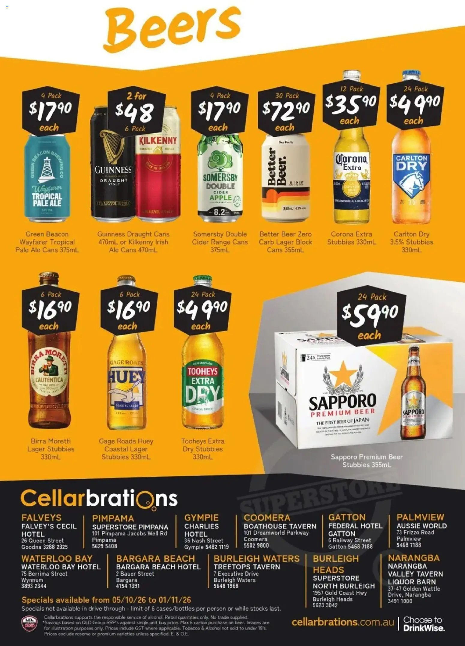 Cellarbrations catalogue from 05/10/2026 Cellarbrations catalogue Wynnum