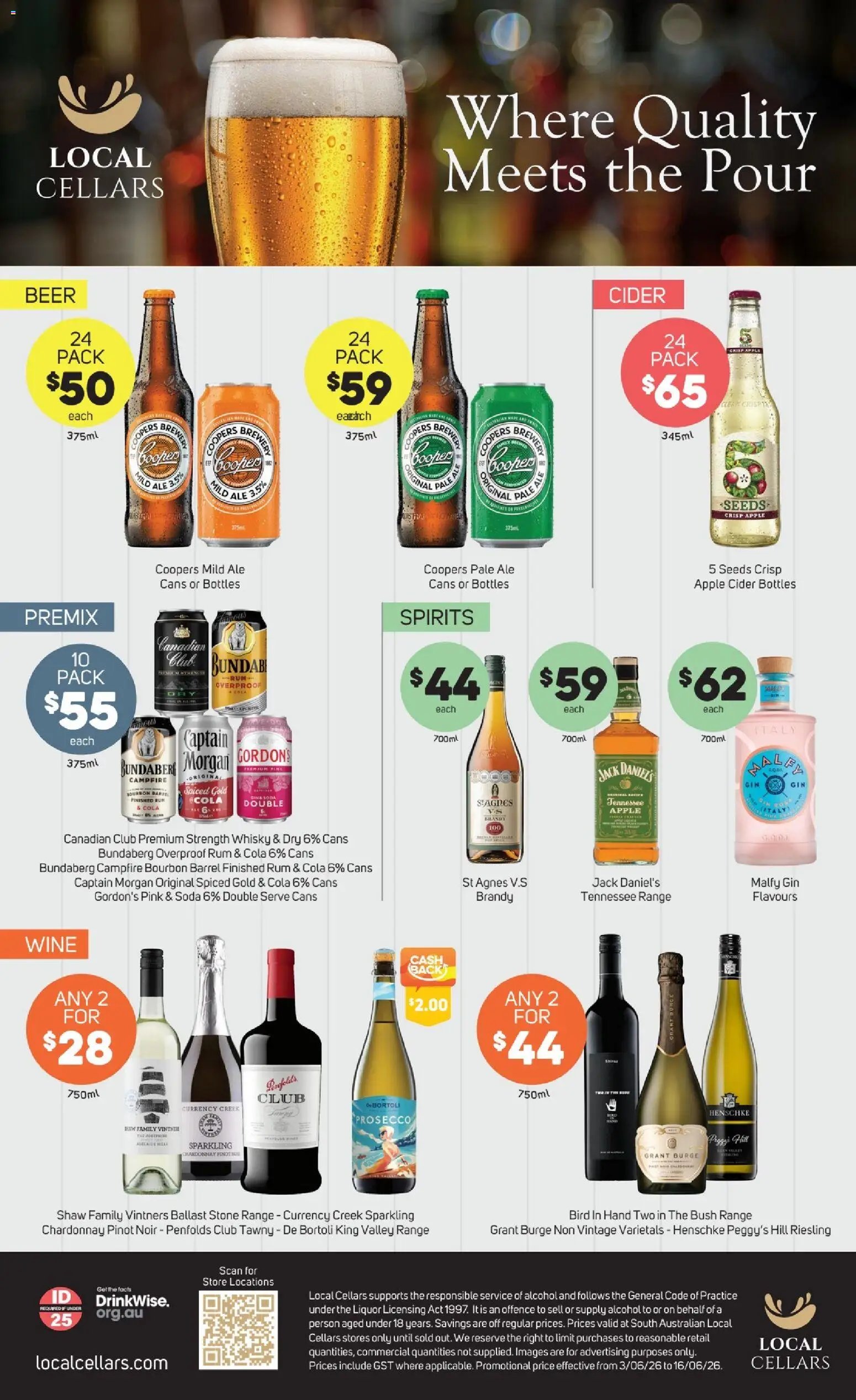 Foodland catalogue from 03/06/2026 Foodland Local Cellars