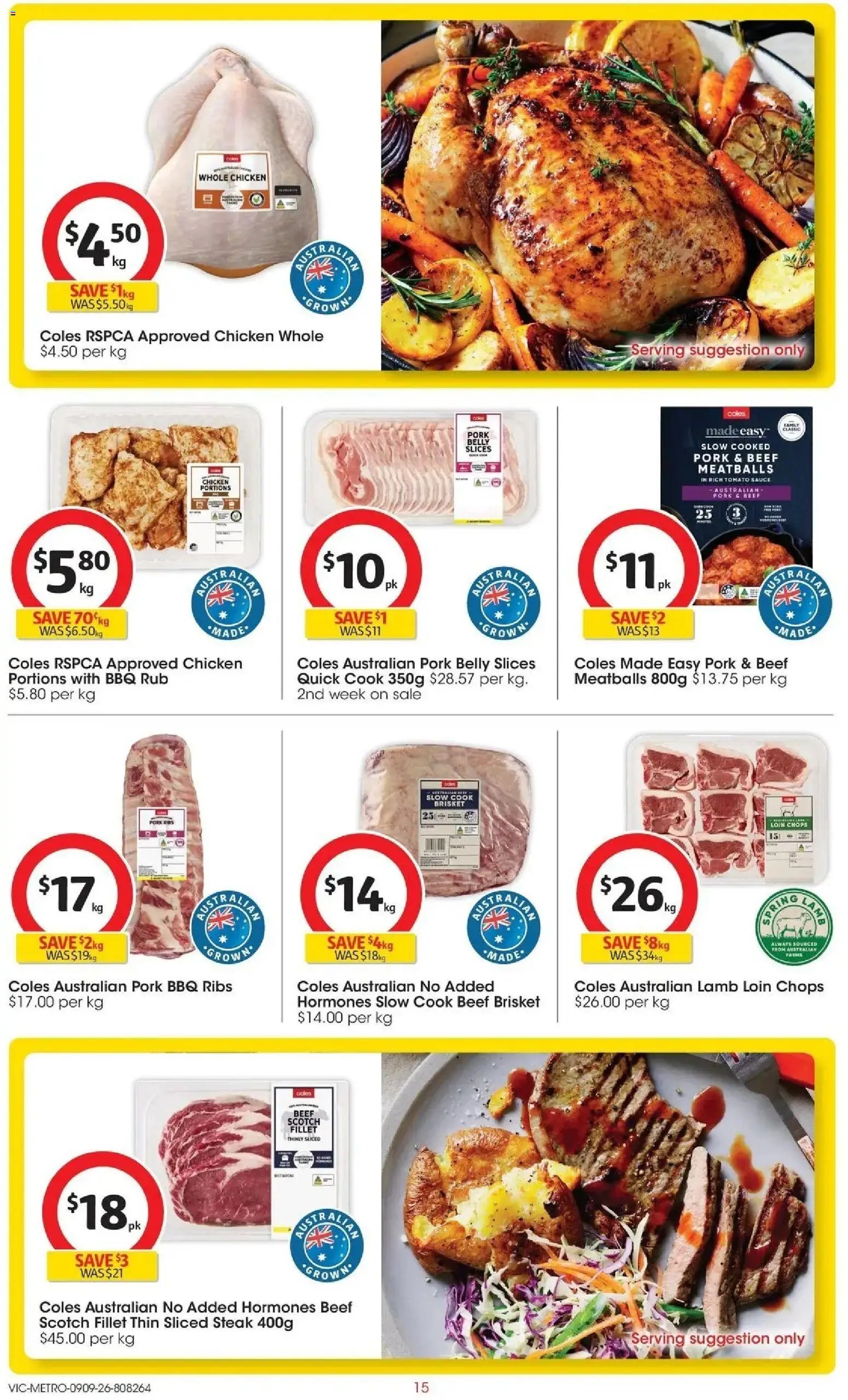 Coles catalogue from 09/09/2026 Coles catalogue VIC