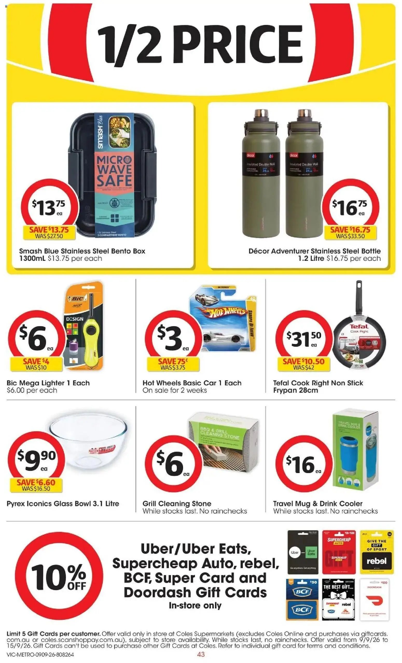 Coles catalogue from 09/09/2026 Coles catalogue VIC
