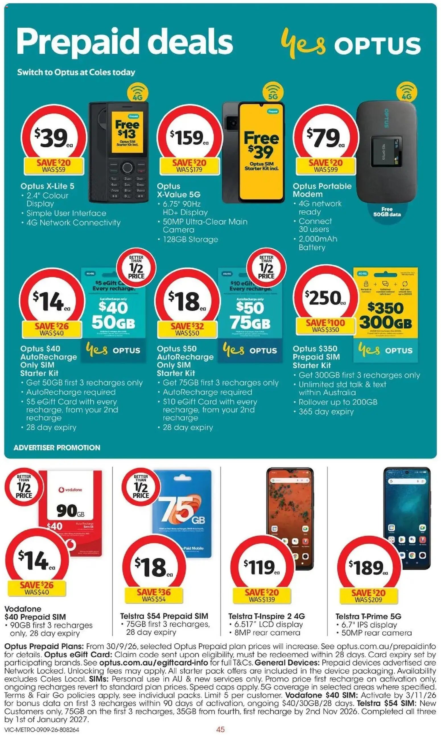 Coles catalogue from 09/09/2026 Coles catalogue VIC