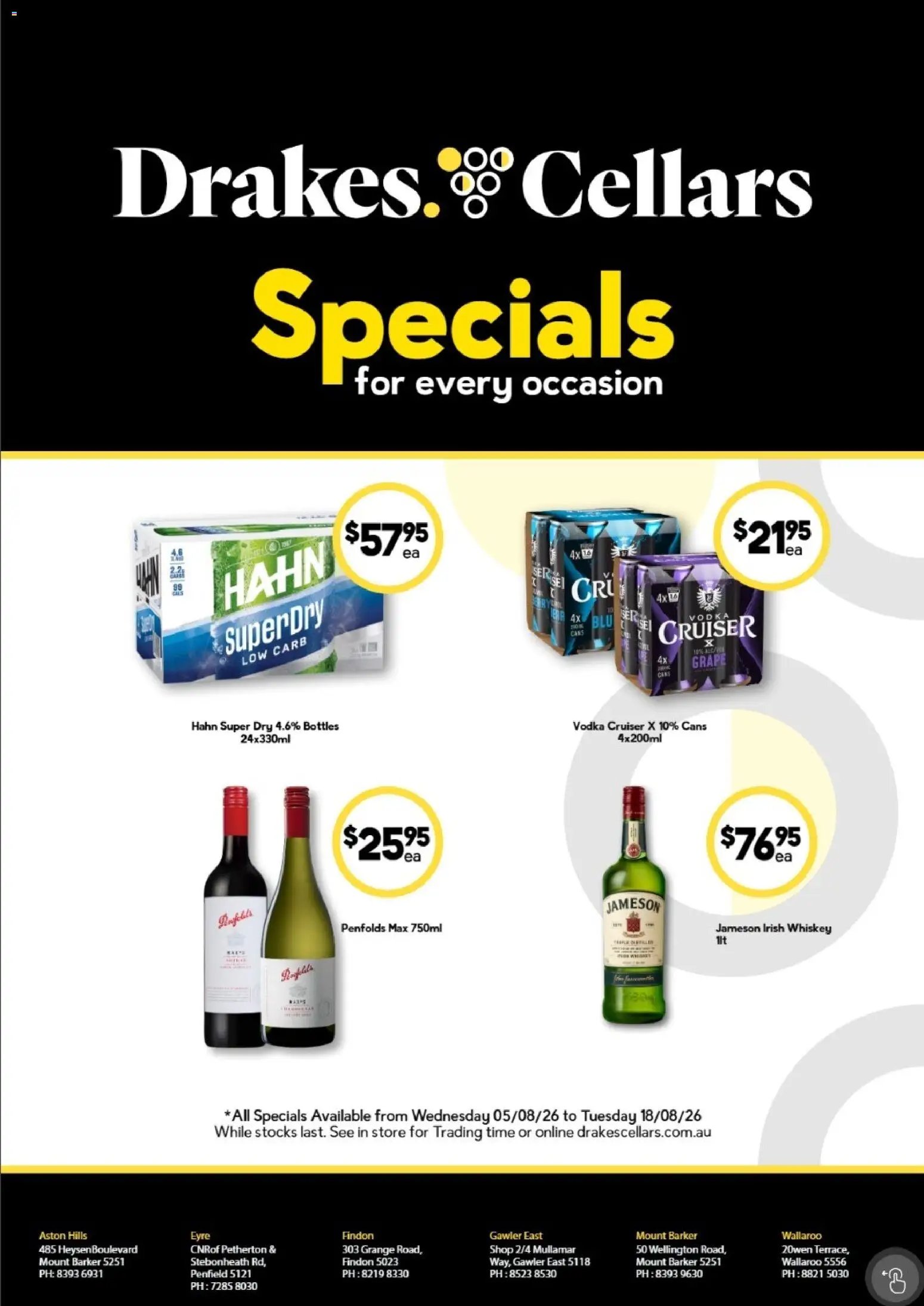 Drakes catalogue from 05/08/2026 Drakes Specials