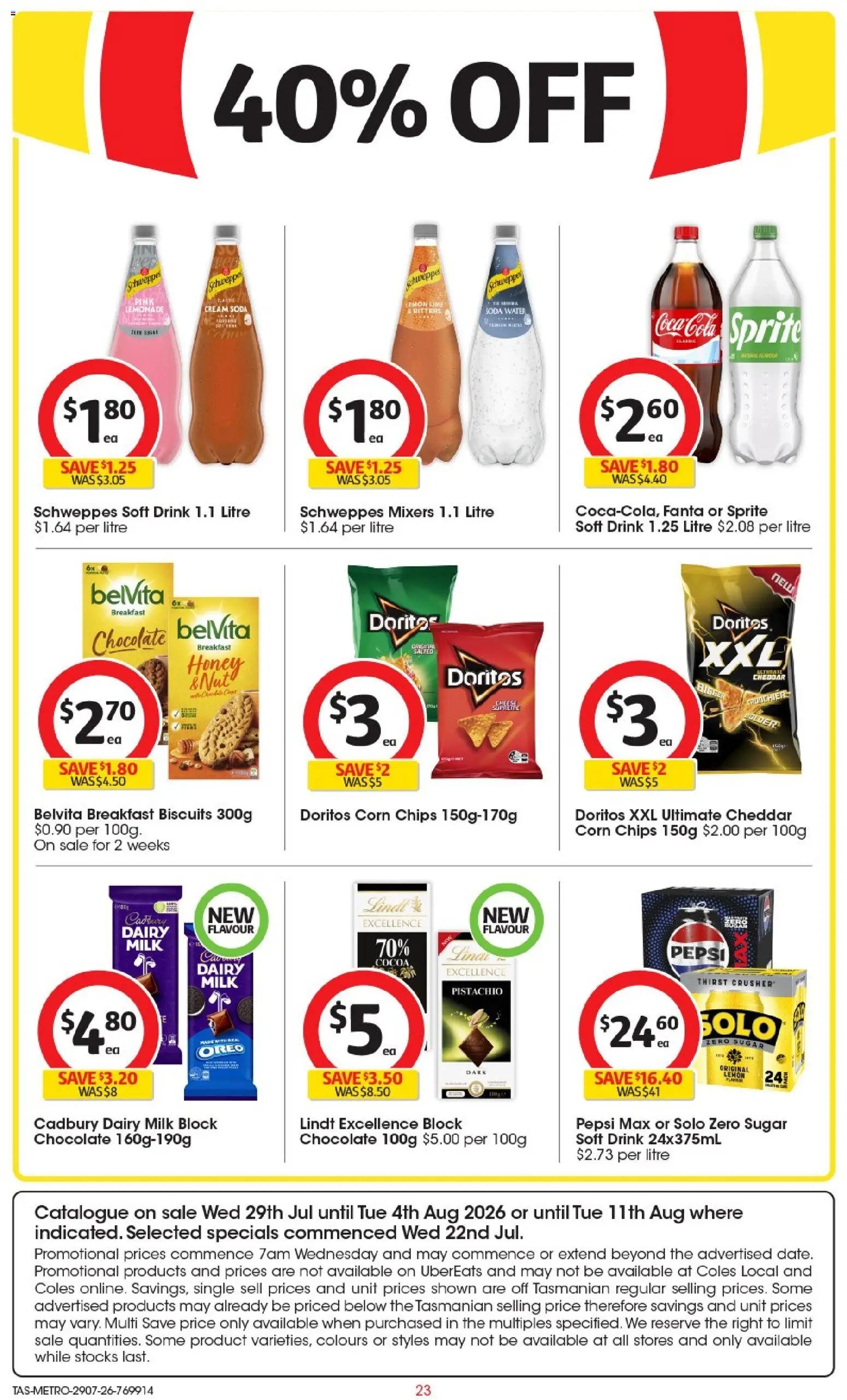 Coles catalogue from 29/07/2026 Coles catalogue TAS