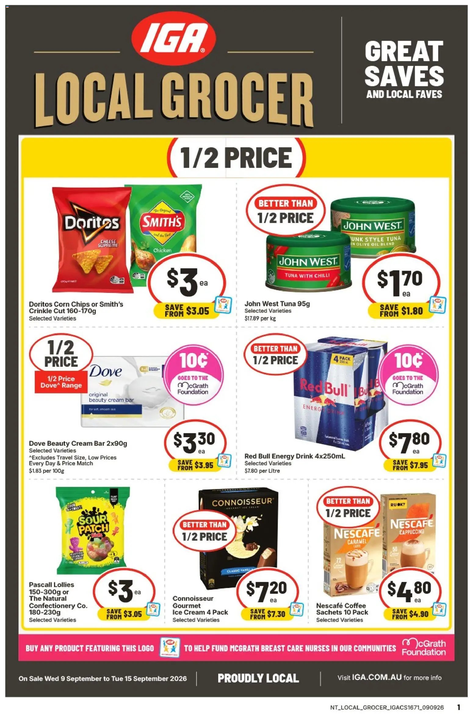 IGA catalogue from 09/09/2026 IGA catalogue Berry Springs