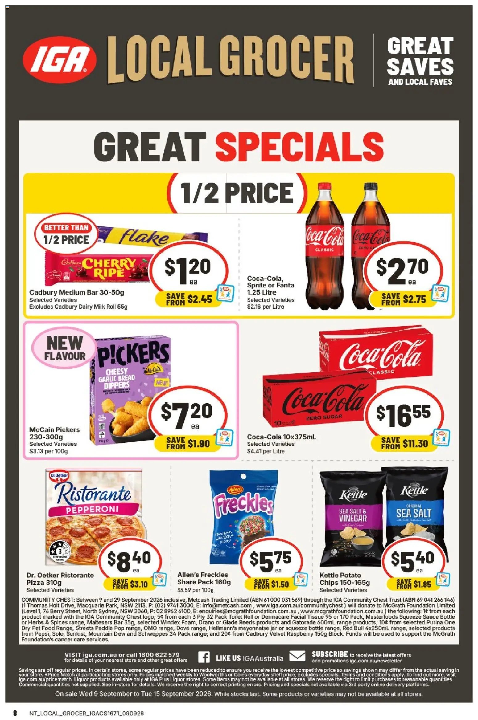 IGA catalogue from 09/09/2026 IGA catalogue Berry Springs