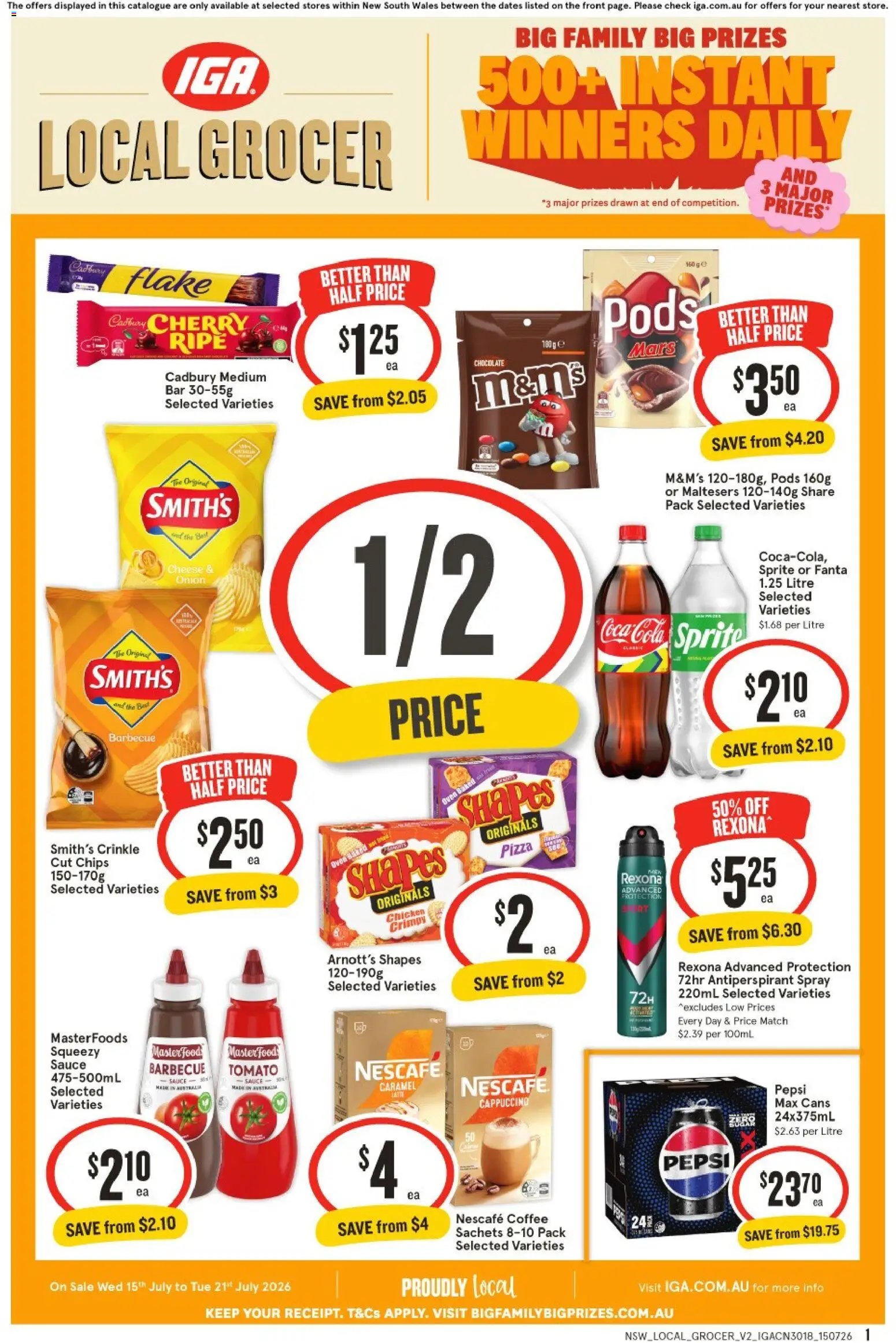 IGA catalogue from 15/07/2026 IGA Local Grocer NSW