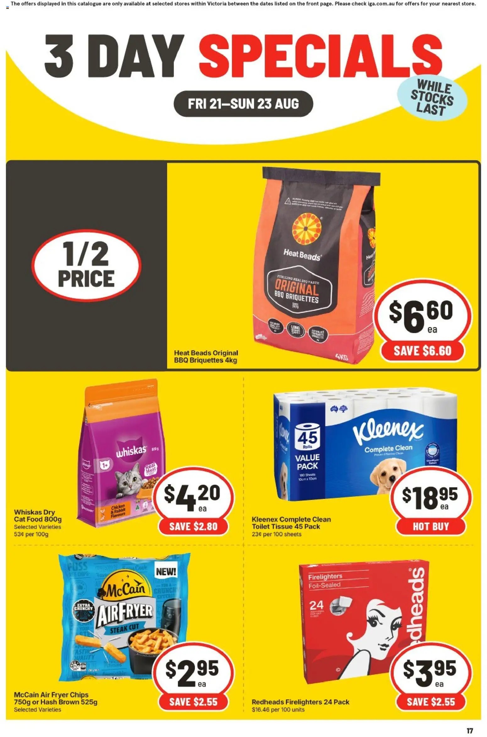 IGA catalogue from 21/08/2026 IGA 3 Day Specials VIC