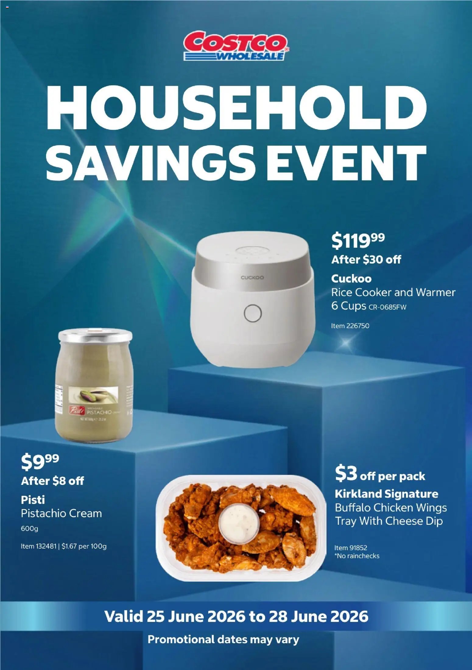 Costco catalogue from 25/06/2026 Costco - Household savings event