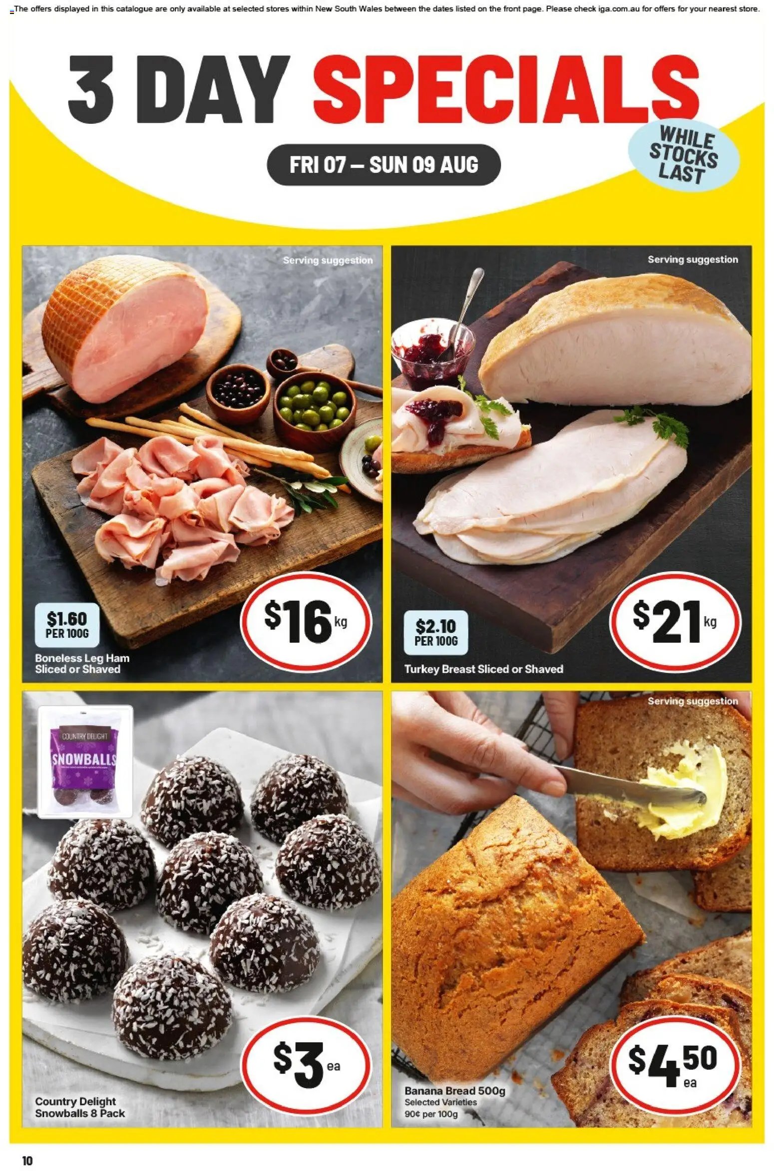 IGA catalogue from 07/08/2026 IGA 3 Day Specials NSW