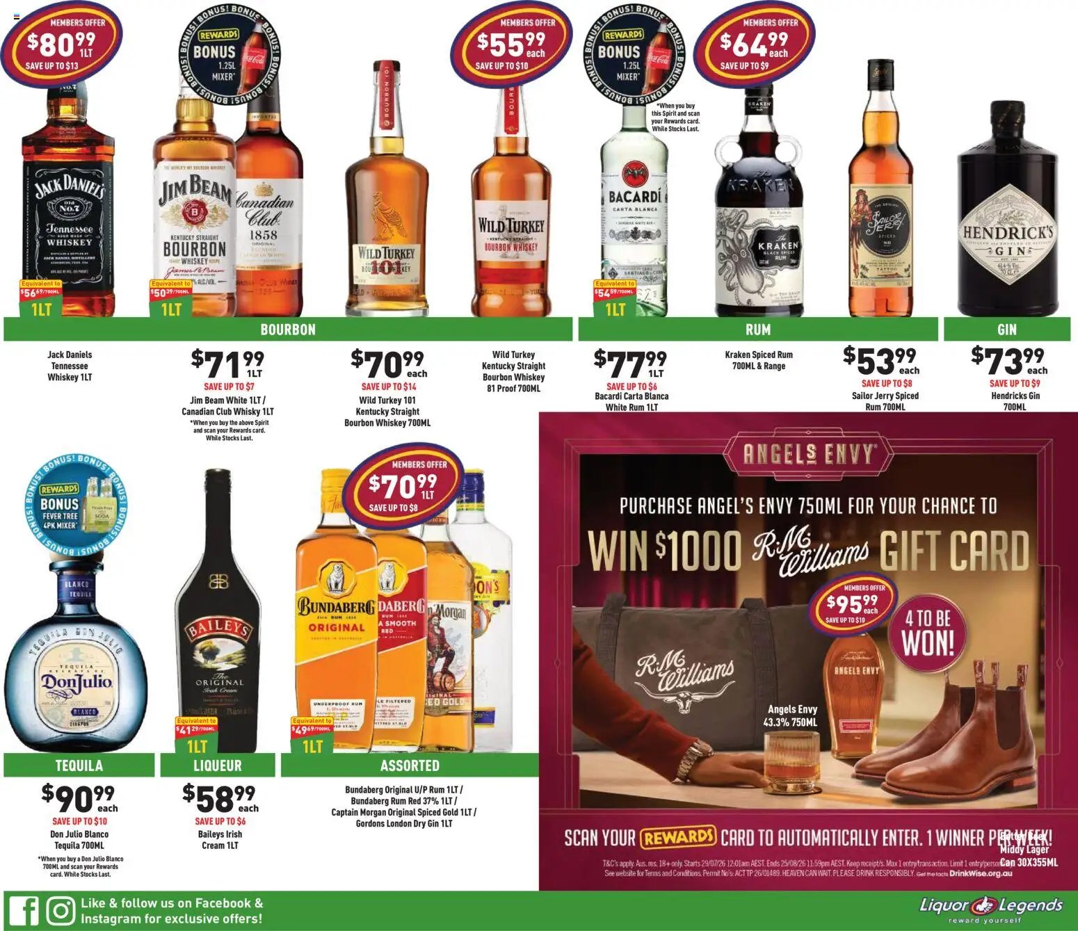Liquor Legends catalogue from 29/07/2026 Liquor Legends catalogue Hawthorne