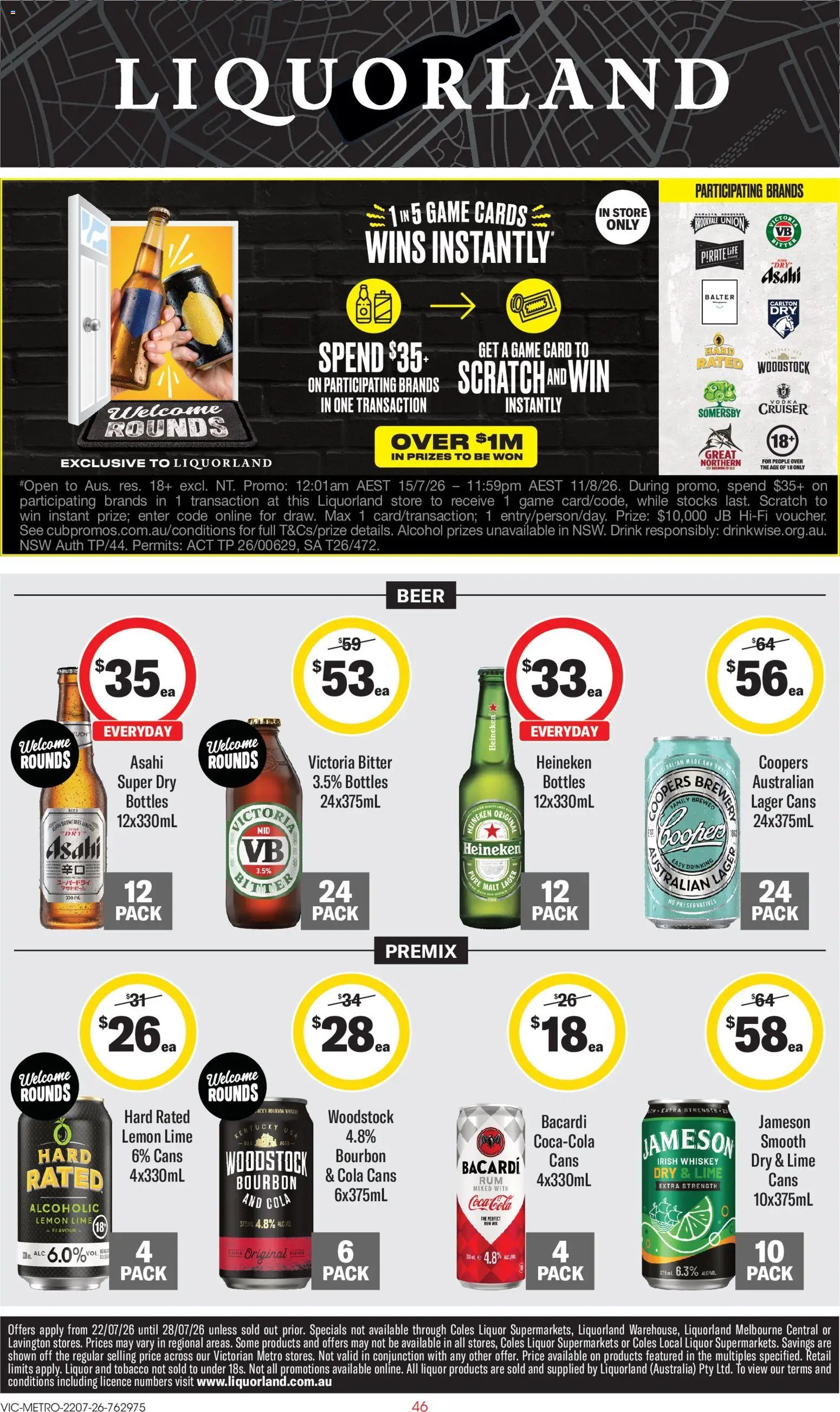 Liquorland catalogue from 22/07/2026 Liquorland catalogue