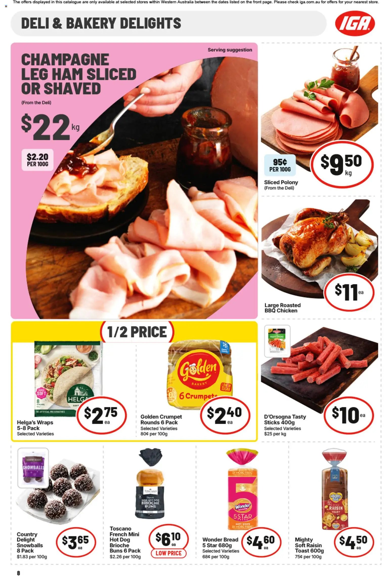 IGA catalogue from 09/09/2026 IGA catalogue