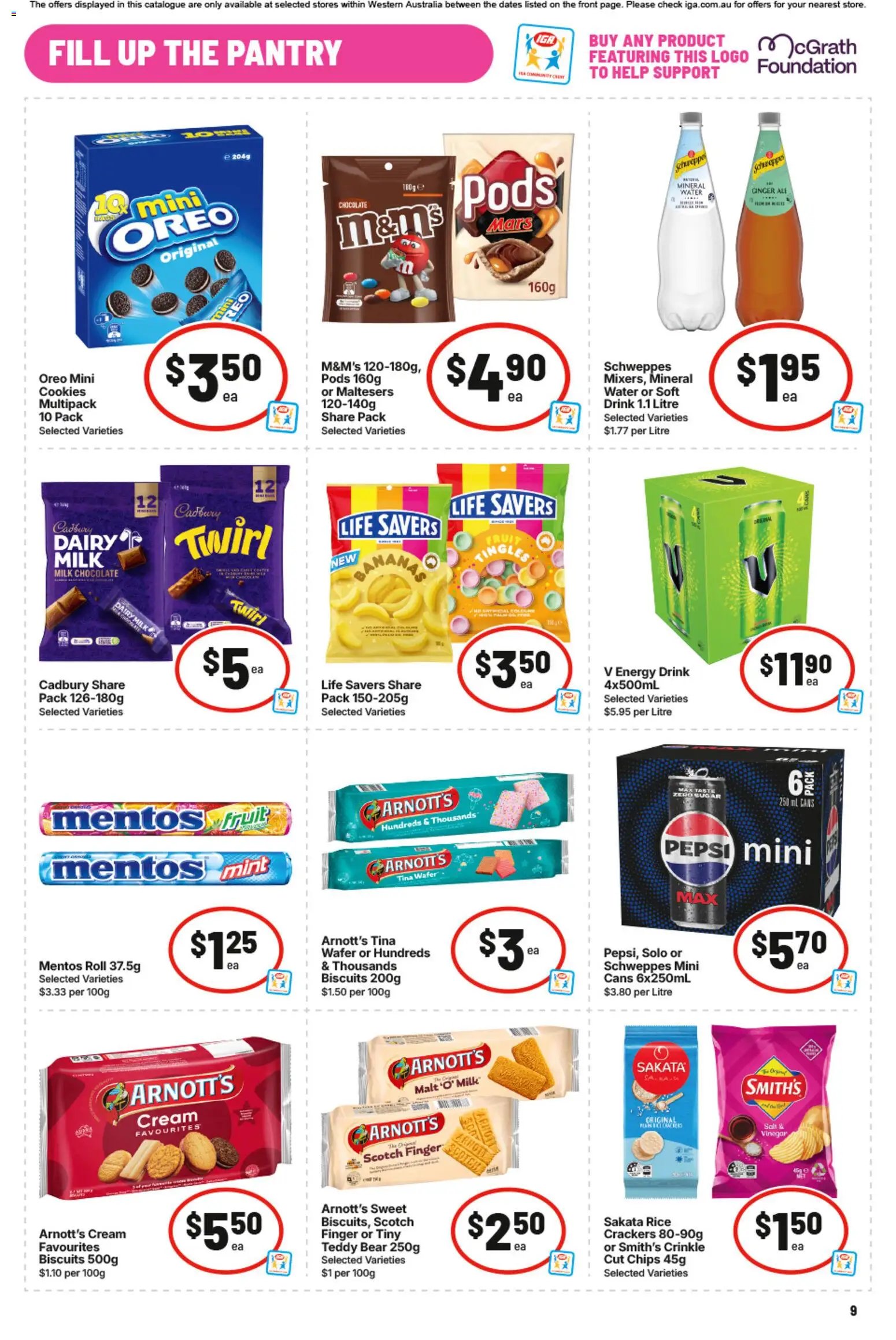IGA catalogue from 09/09/2026 IGA catalogue