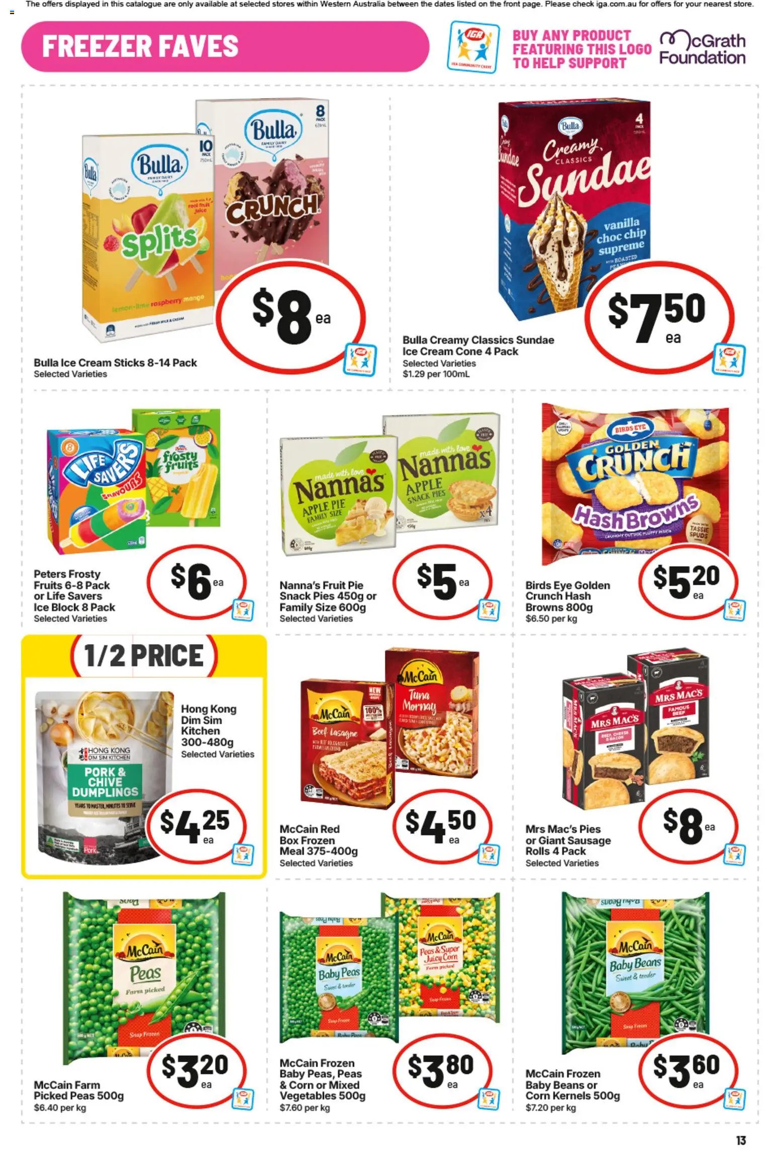 IGA catalogue from 09/09/2026 IGA catalogue